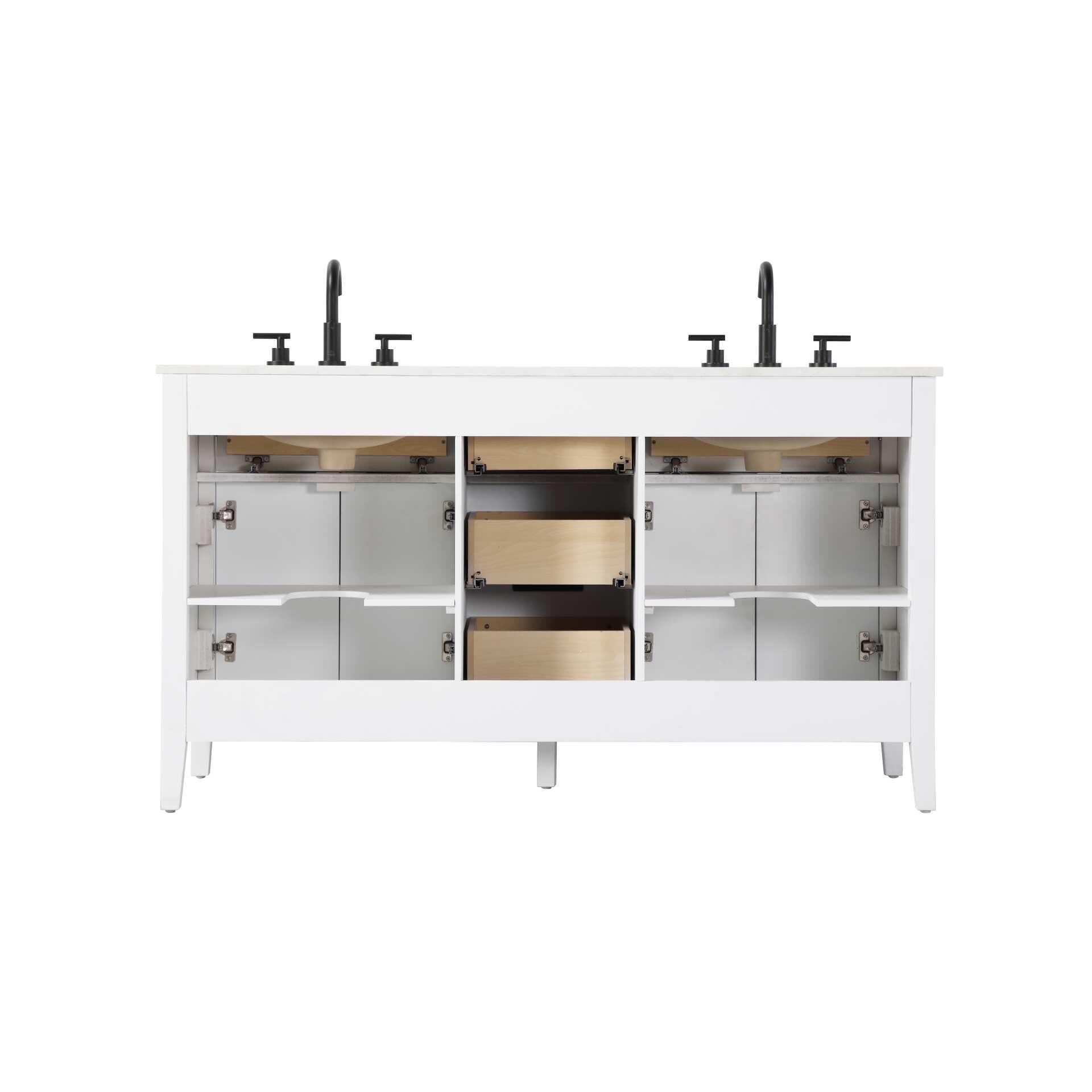 Langston 60 Inch Bath Vanity by Elegant Decor