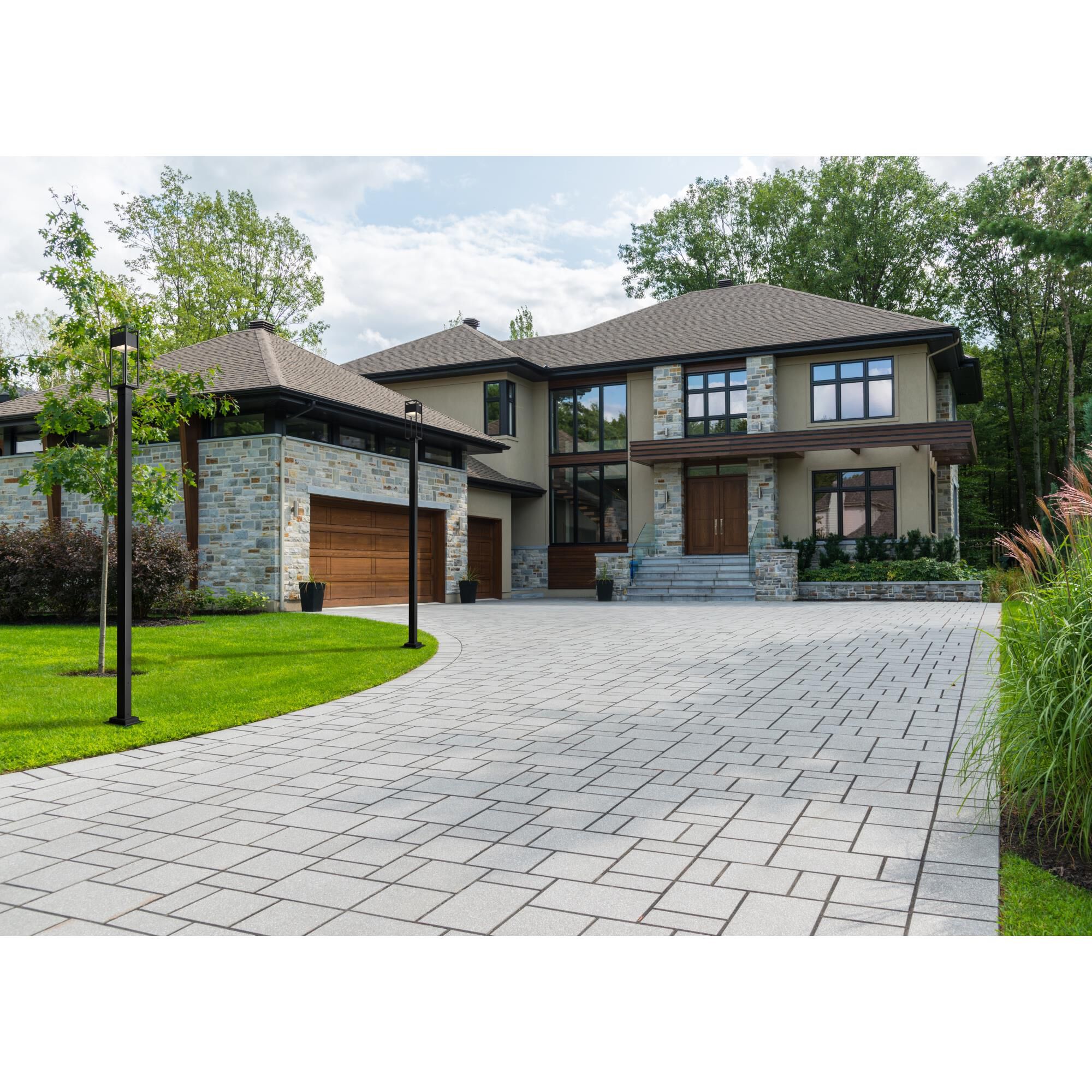 Z-Lite Barwick 113 Inch Tall LED Outdoor Post Lamp