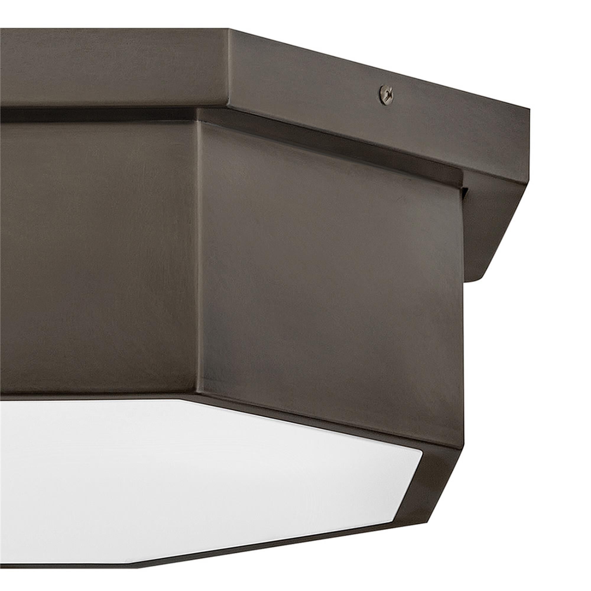 Facet 18 Inch 3 Light Flush Mount,
