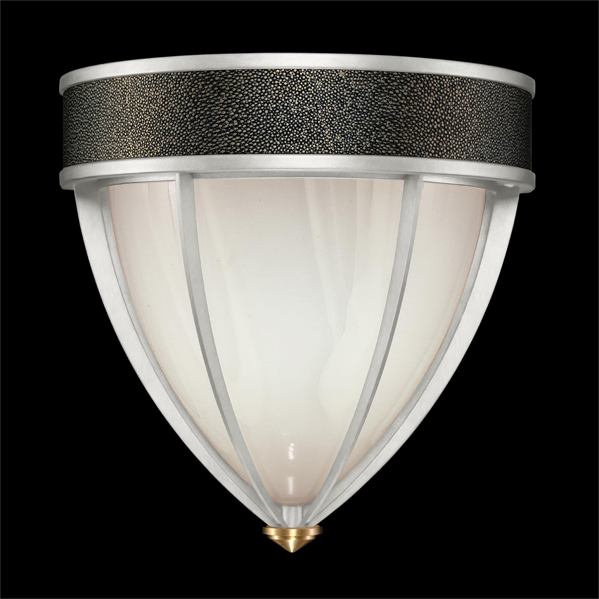 Shown in Silver Leaf and Brass  finish and Black Knight accent