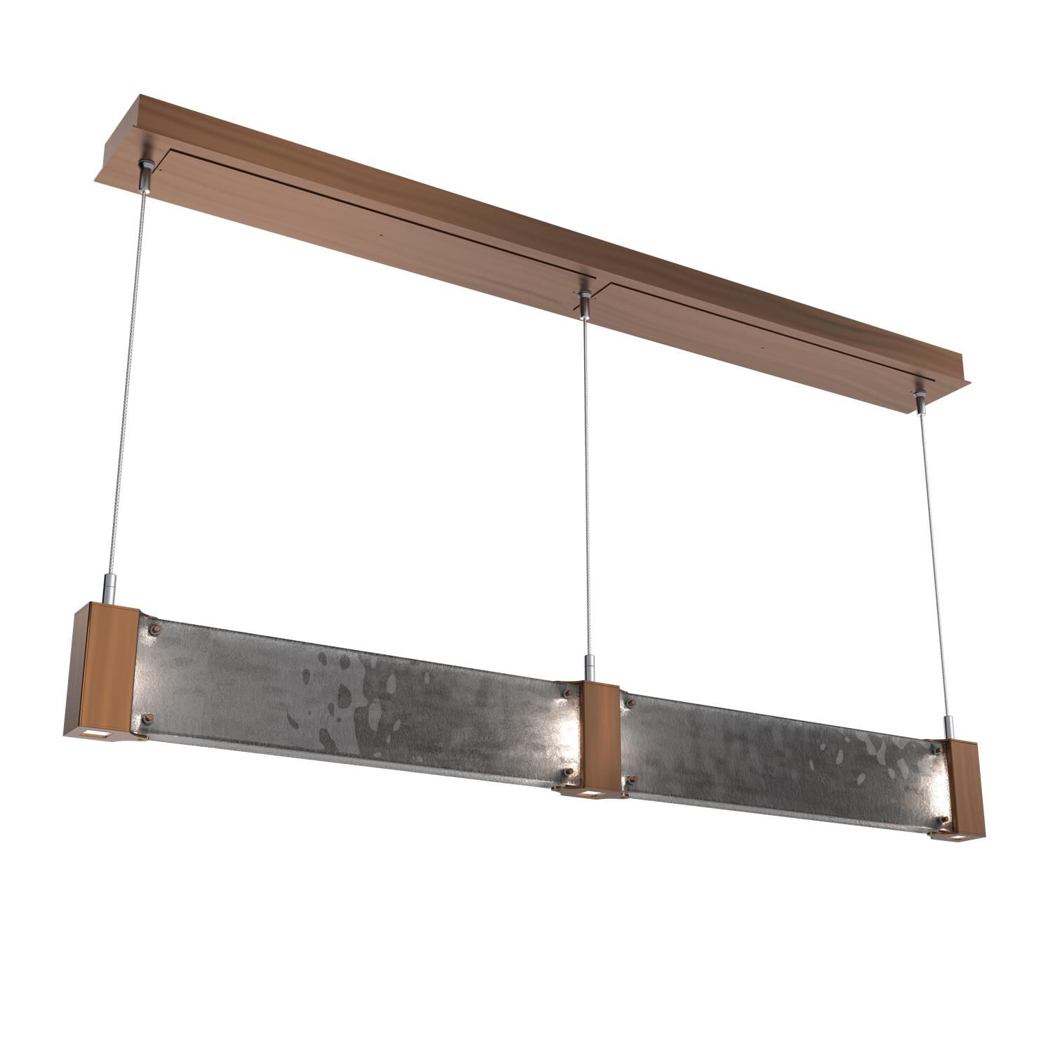 Parallel 48 Inch 7 Light LED Linear Suspension Light by Hammerton Studio