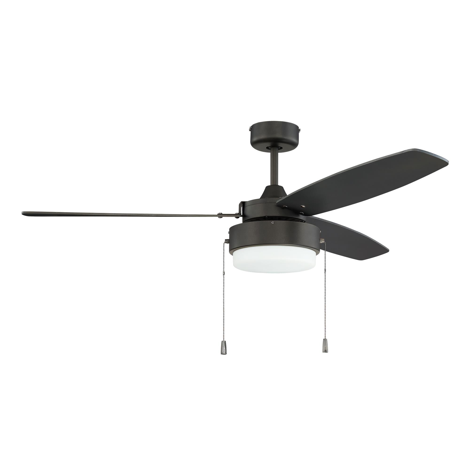 Intrepid 52 Inch Ceiling Fan with Light Kit,