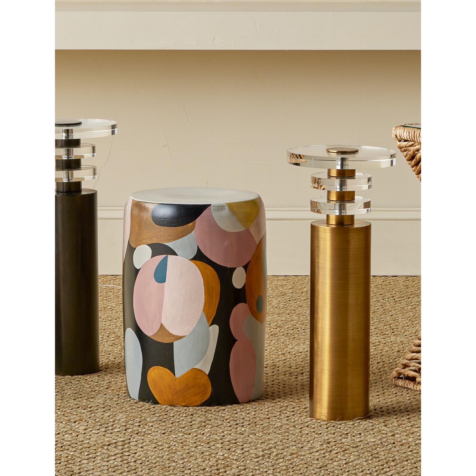 So Nouveau 12 Inch Accent Table by Currey and Company