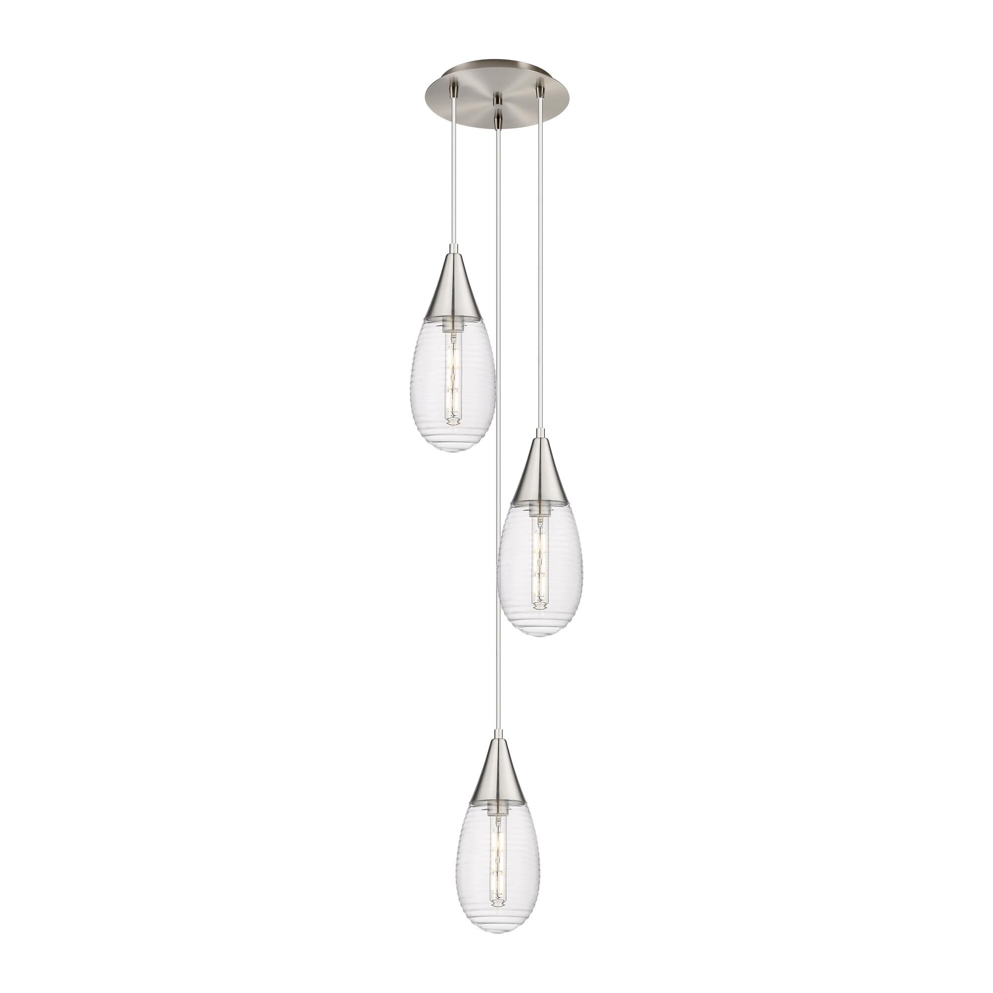 Bruno Marashlian Malone 13 Inch 3 Light Multi Light Pendant by Innovations Lighting
