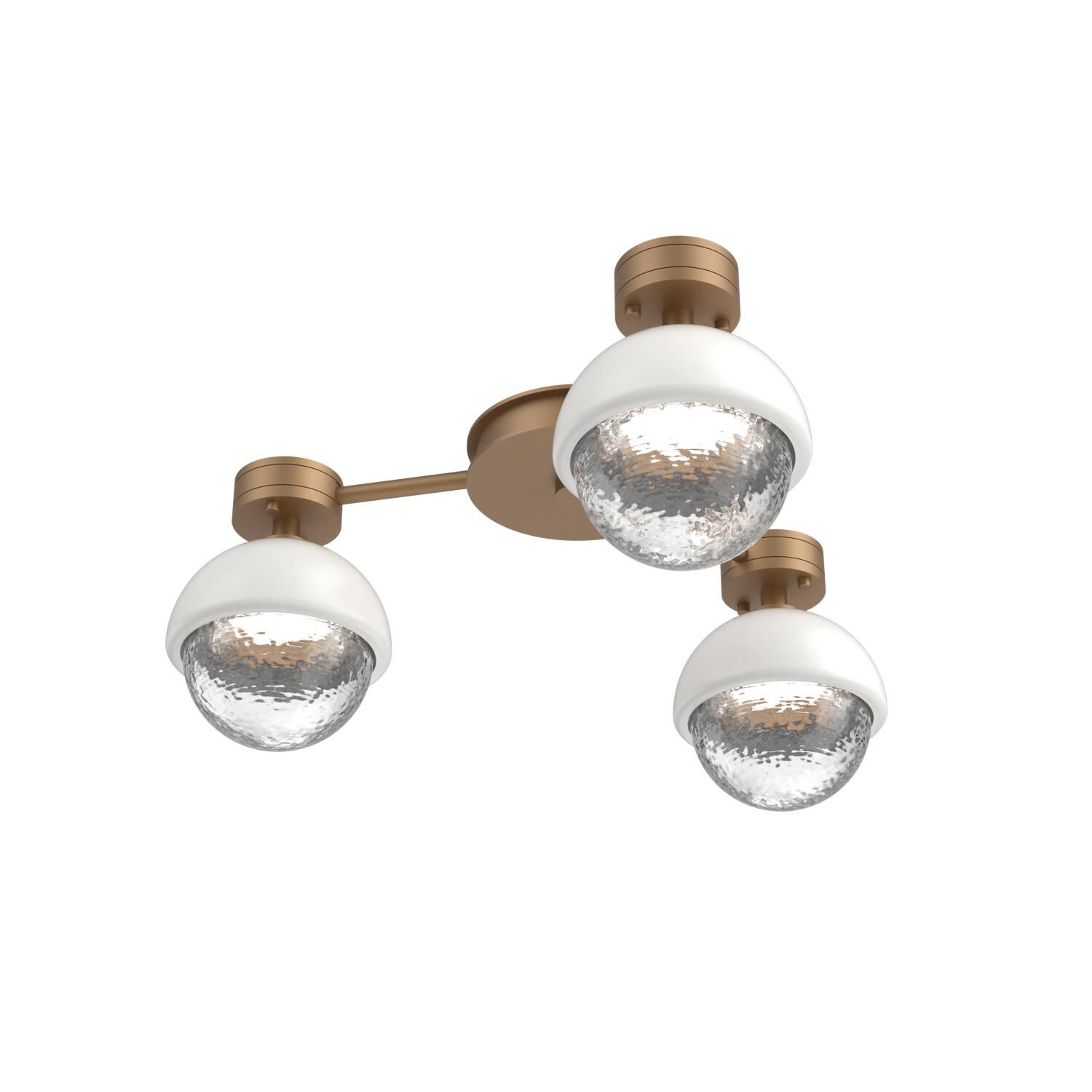 Levi Wilson Cabochon 23 Inch Flush Mount by Hammerton Studio