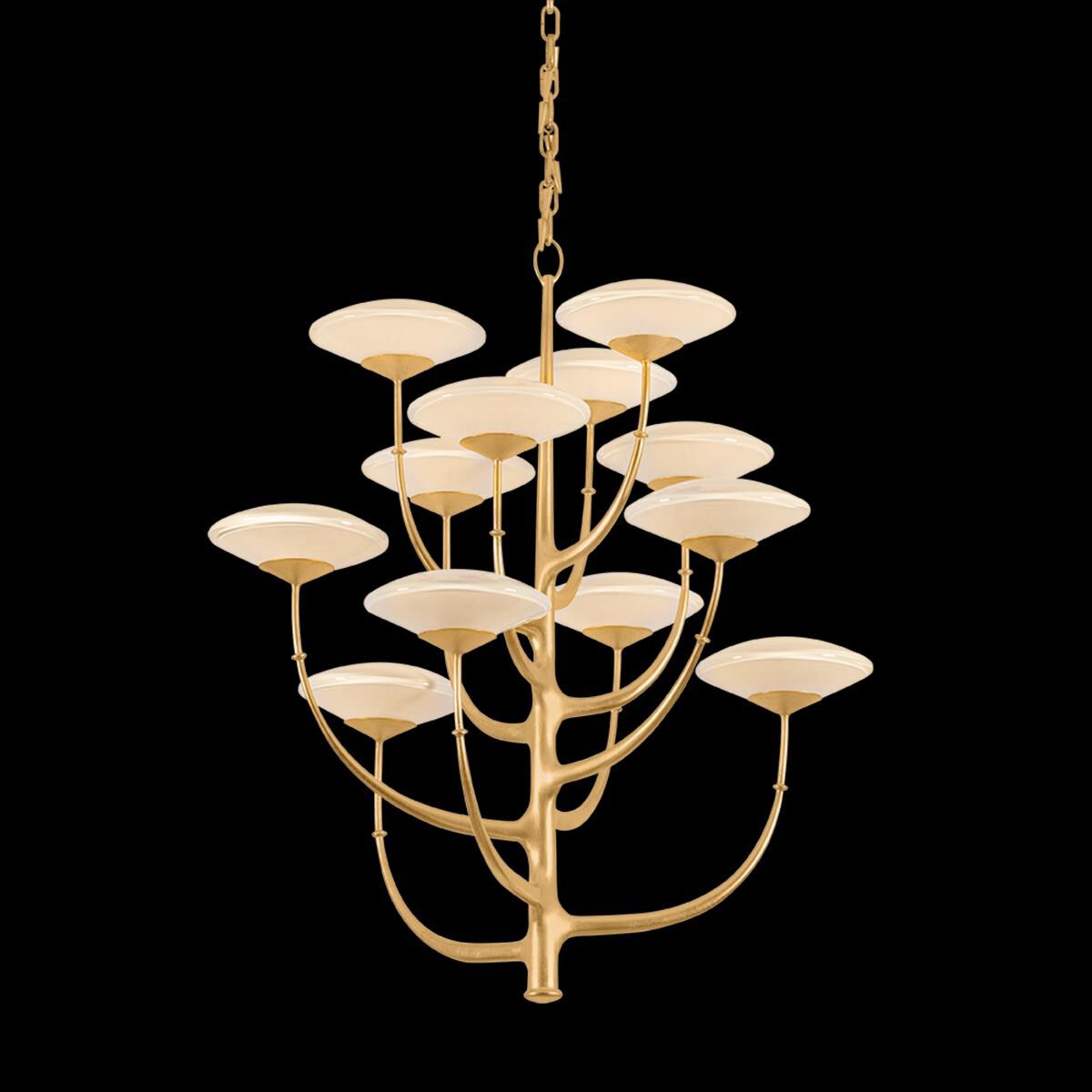Noz Nozawa Pluro 34 Inch Chandelier by Corbett Lighting