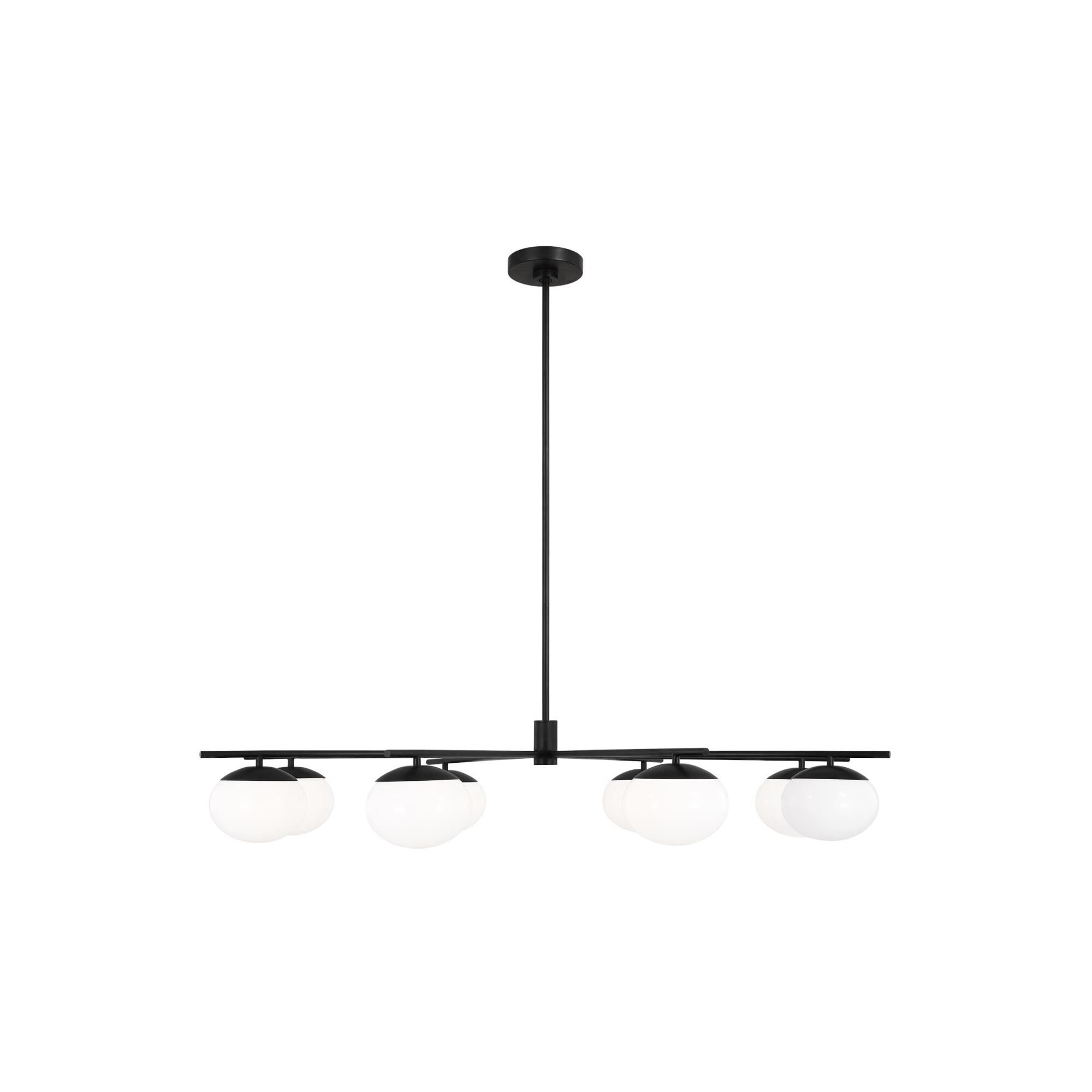 Ellen DeGeneres Lune 49 Inch 8 Light LED Chandelier by Visual Comfort Studio Collection