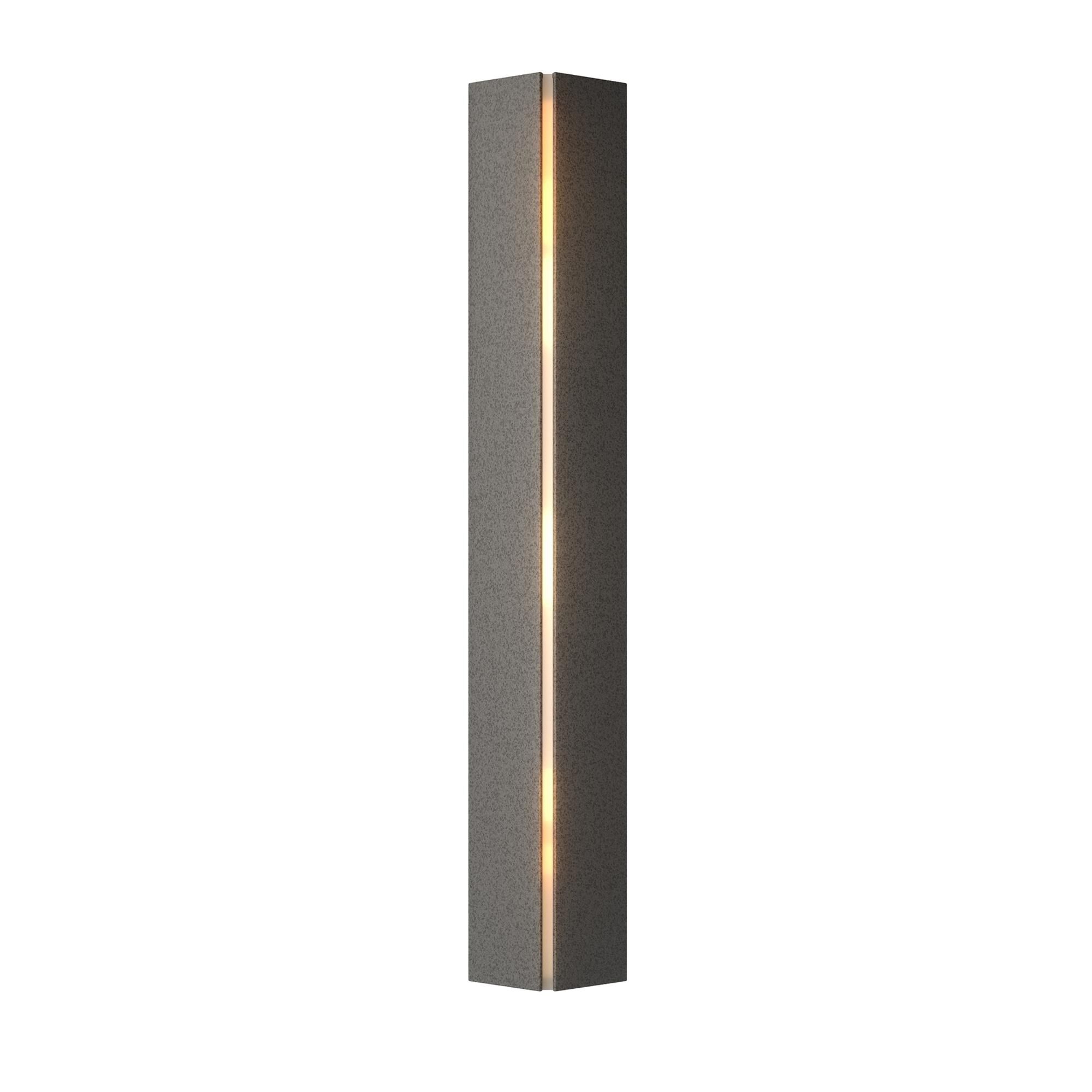 Shown in Natural Iron finish and Ivory Art  glass