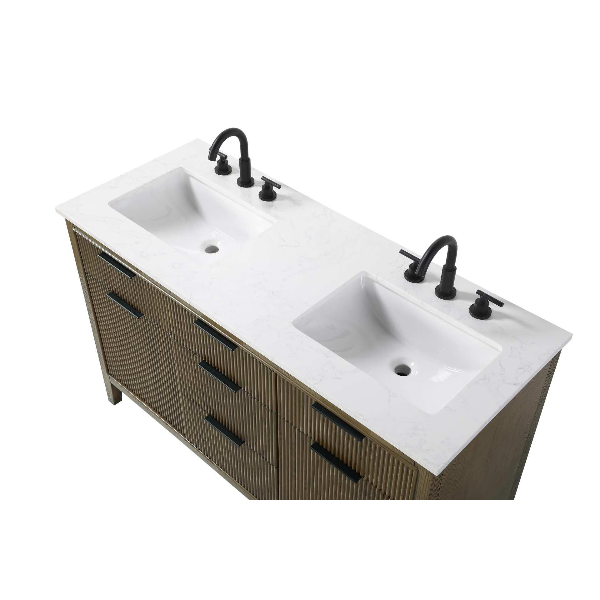 Langston 54 Inch Bath Vanity by Elegant Decor
