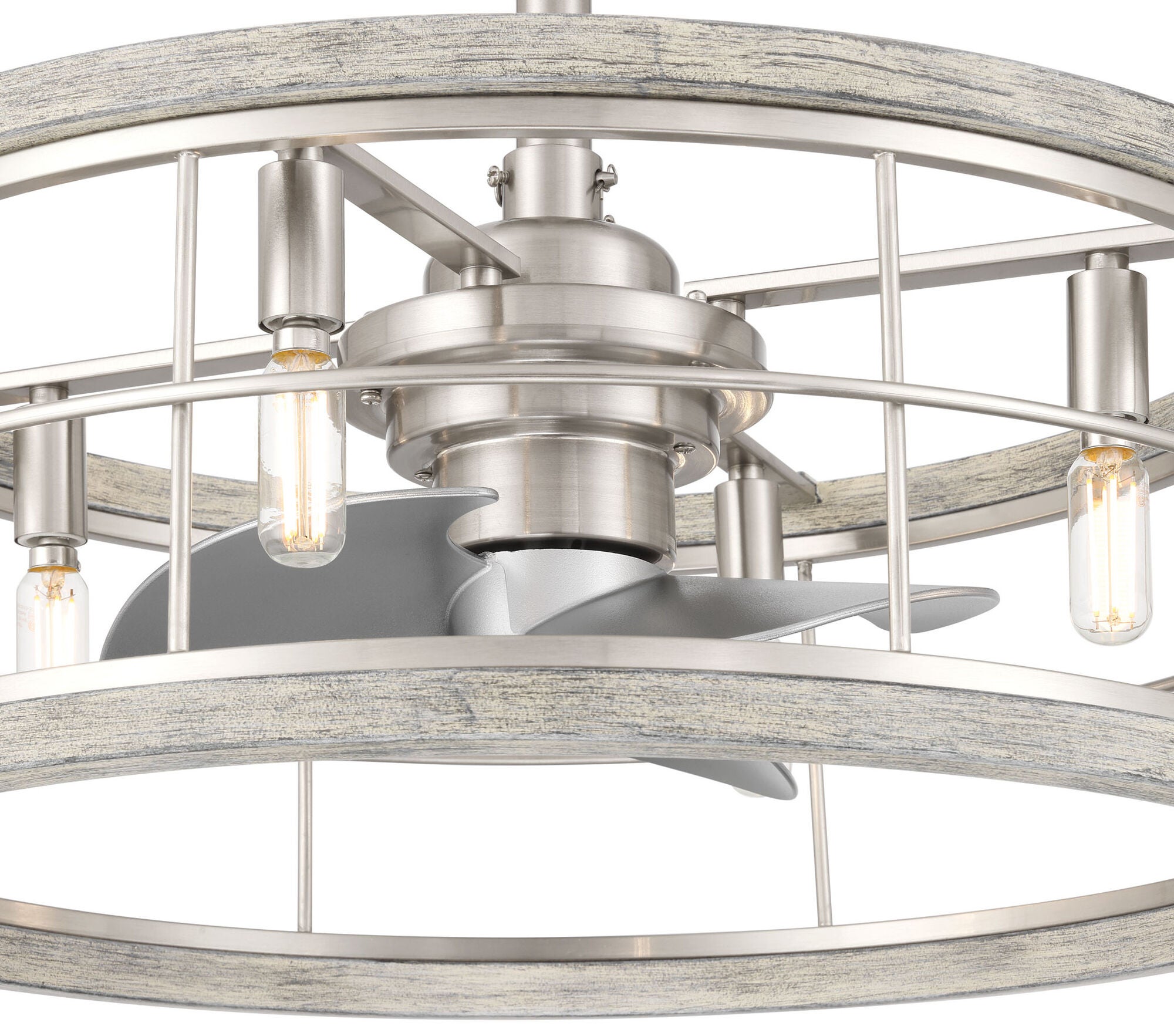 Haven 22 Inch Chandelier Ceiling Fan with Light Kit,
