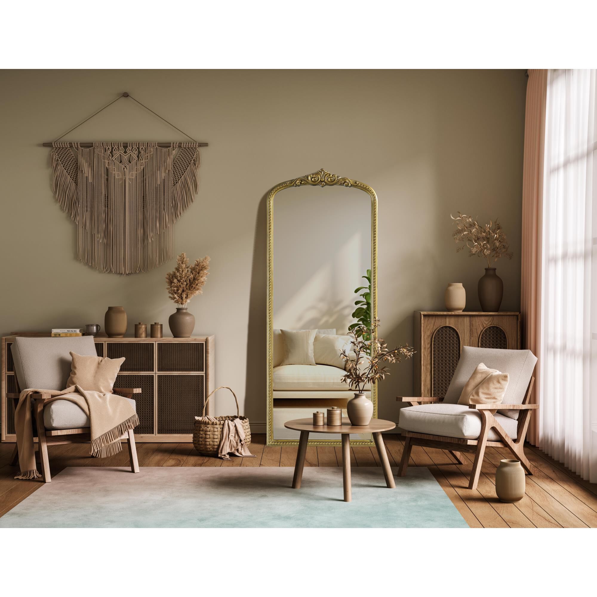 Naomi 60 Inch Decorative Mirror by Elegant Decor