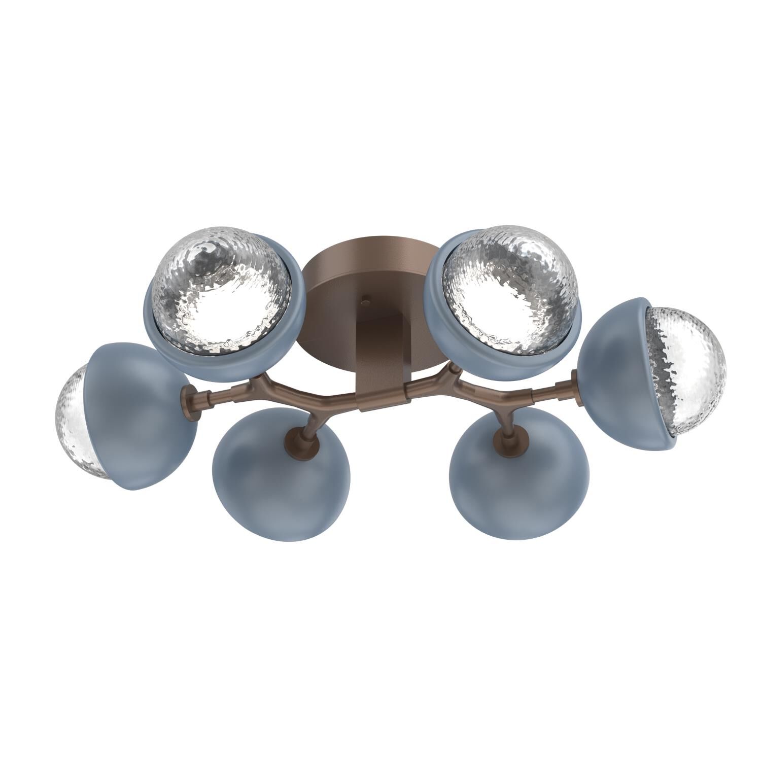Levi Wilson Cabochon 27 Inch Flush Mount by Hammerton Studio