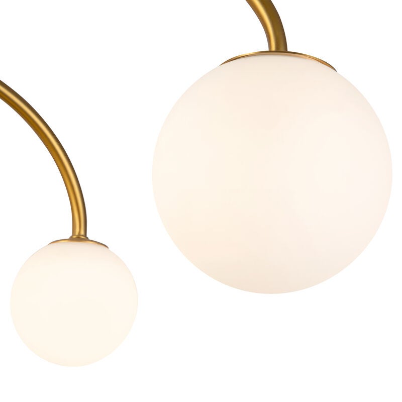 Elisa Carlucci Fiona 33 Inch Semi Flush Mount by Alora Mood