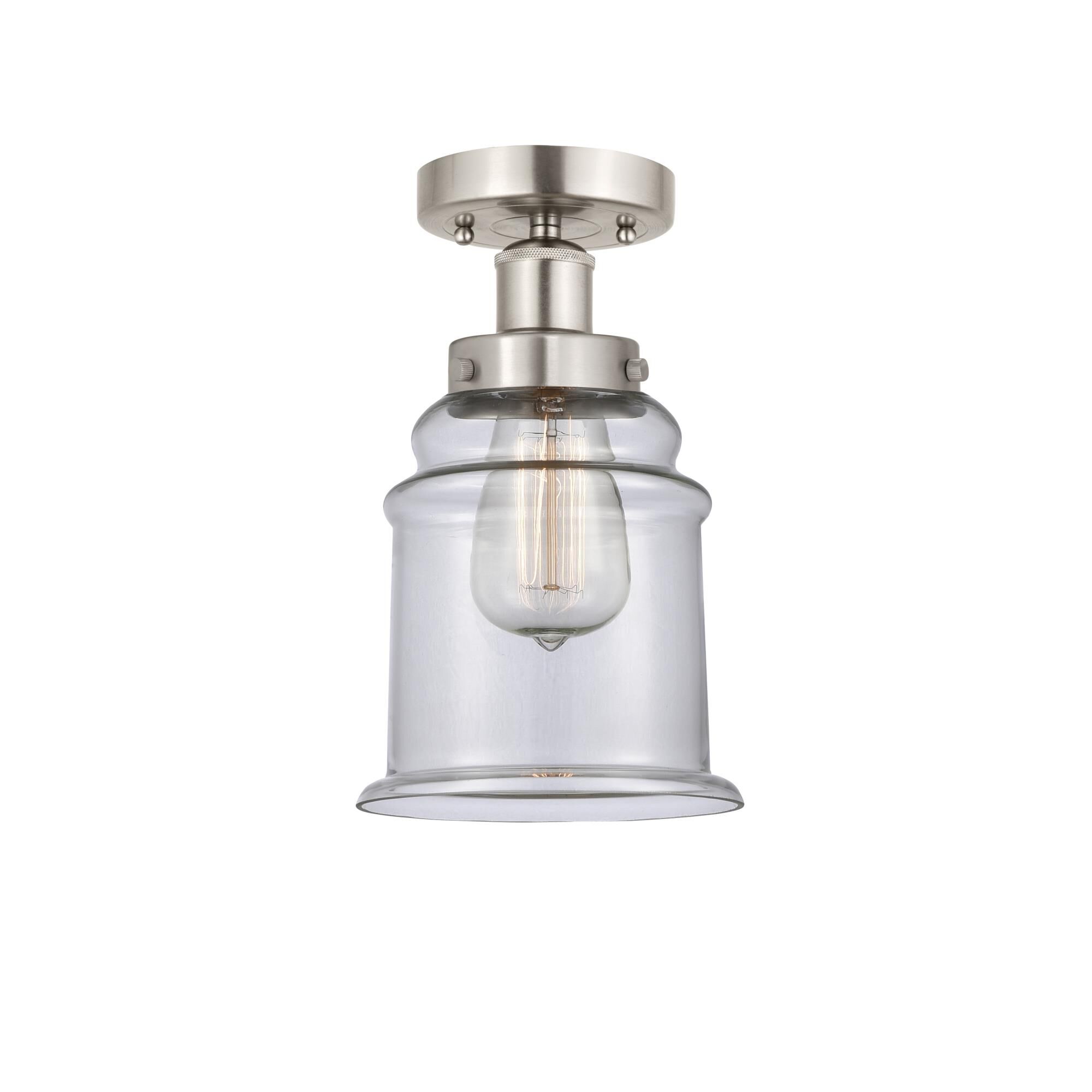 Bruno Marashlian Canton 6 Inch 1 Light Semi Flush Mount by Innovations Lighting