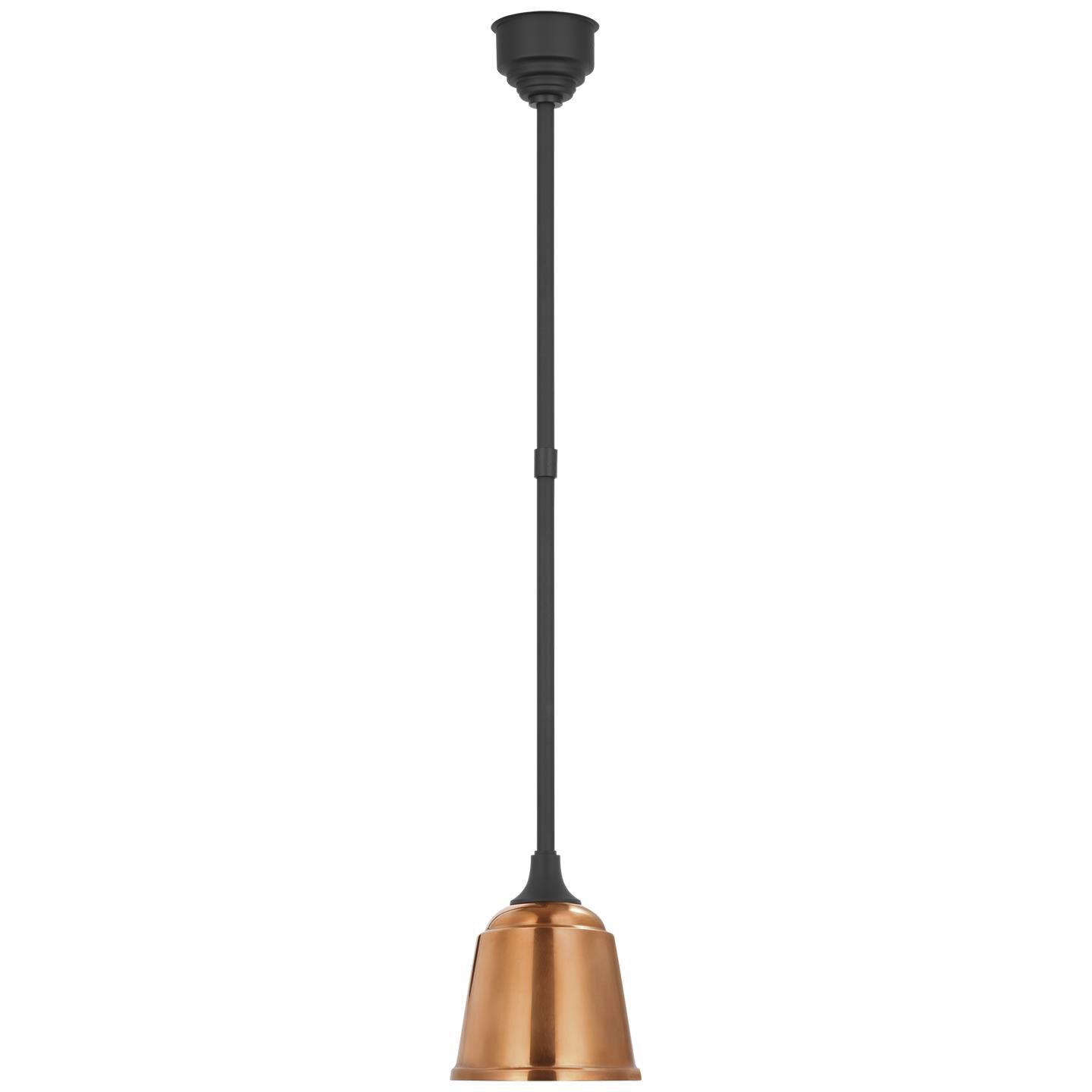 Shown in Matte Black finish and Copper shade