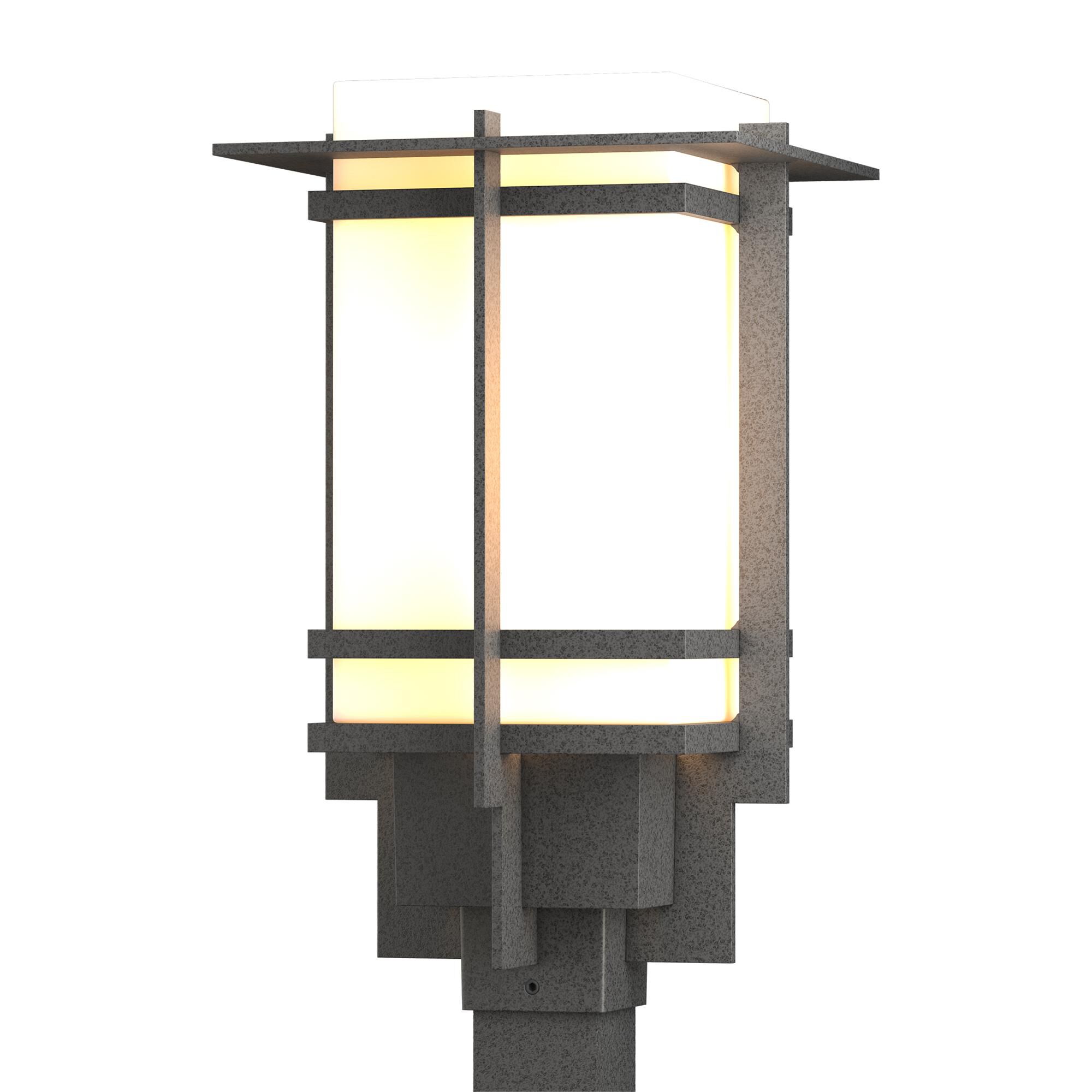 Shown in Natural Iron finish and Opal  glass