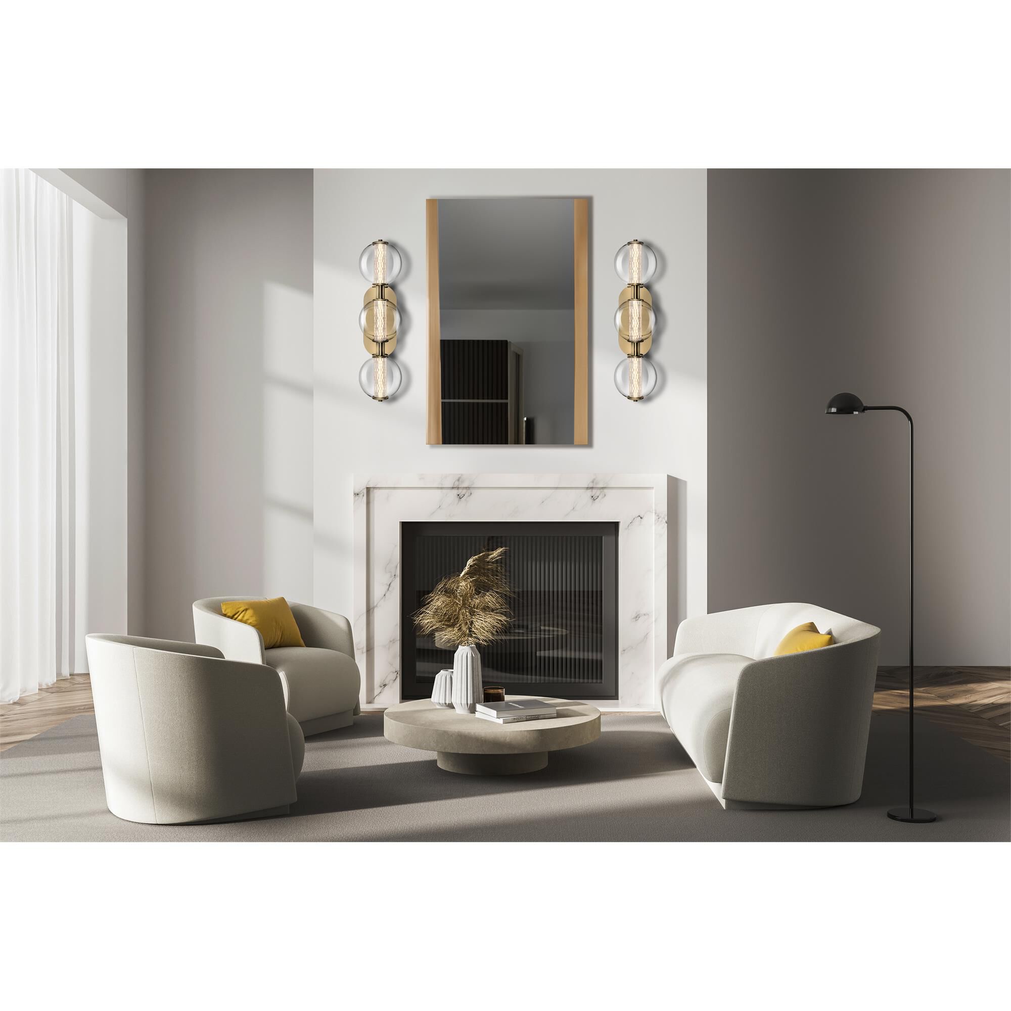 Atomo 25 Inch 3 Light Bath Vanity Light,