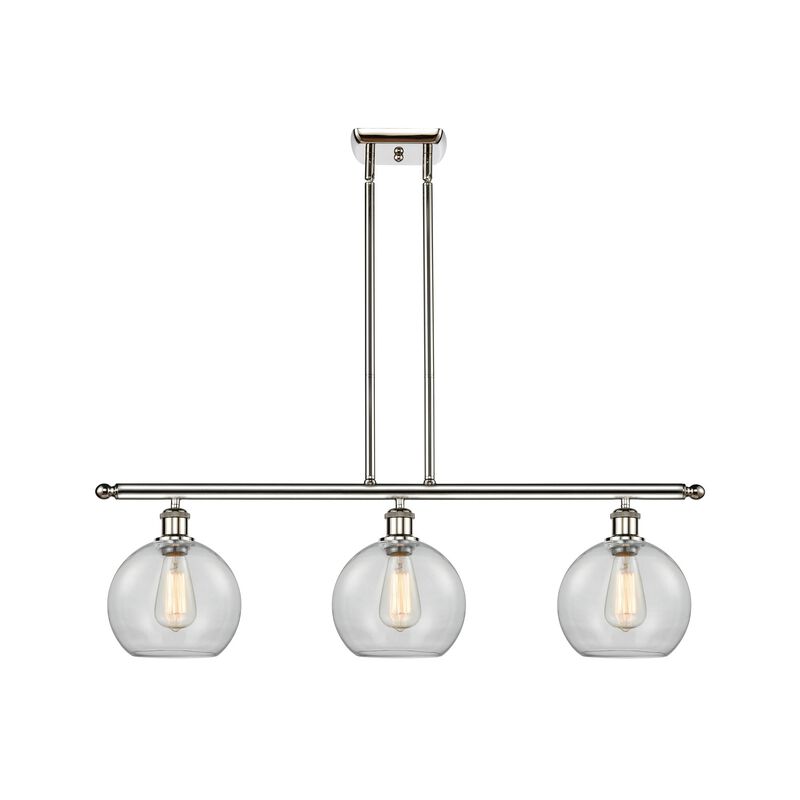 Bruno Marashlian Athens 36 Inch 3 Light Linear Suspension Light by Innovations Lighting