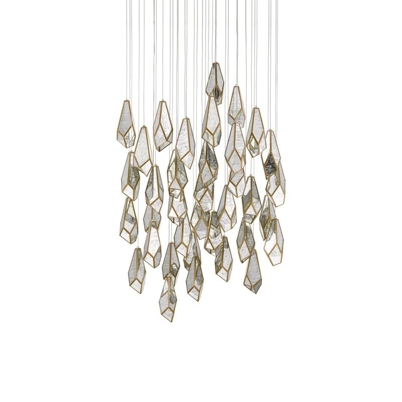 Glace 36 Light Multi Light Pendant by Currey & Company