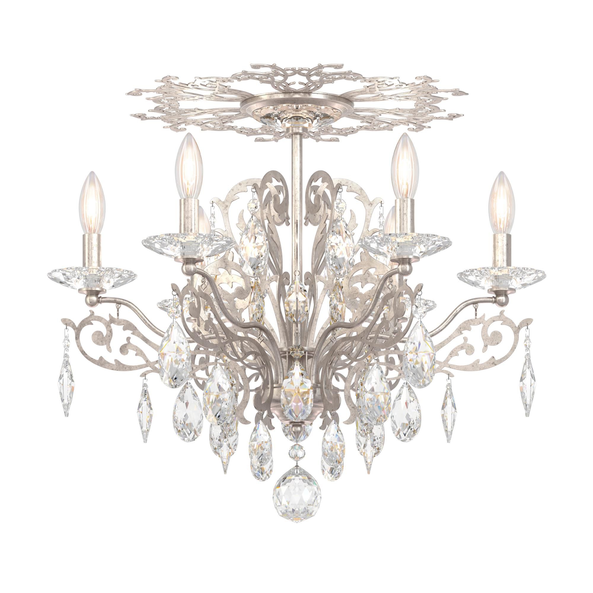 Filigrae 23 Inch 6 Light Flush Mount by Schonbek