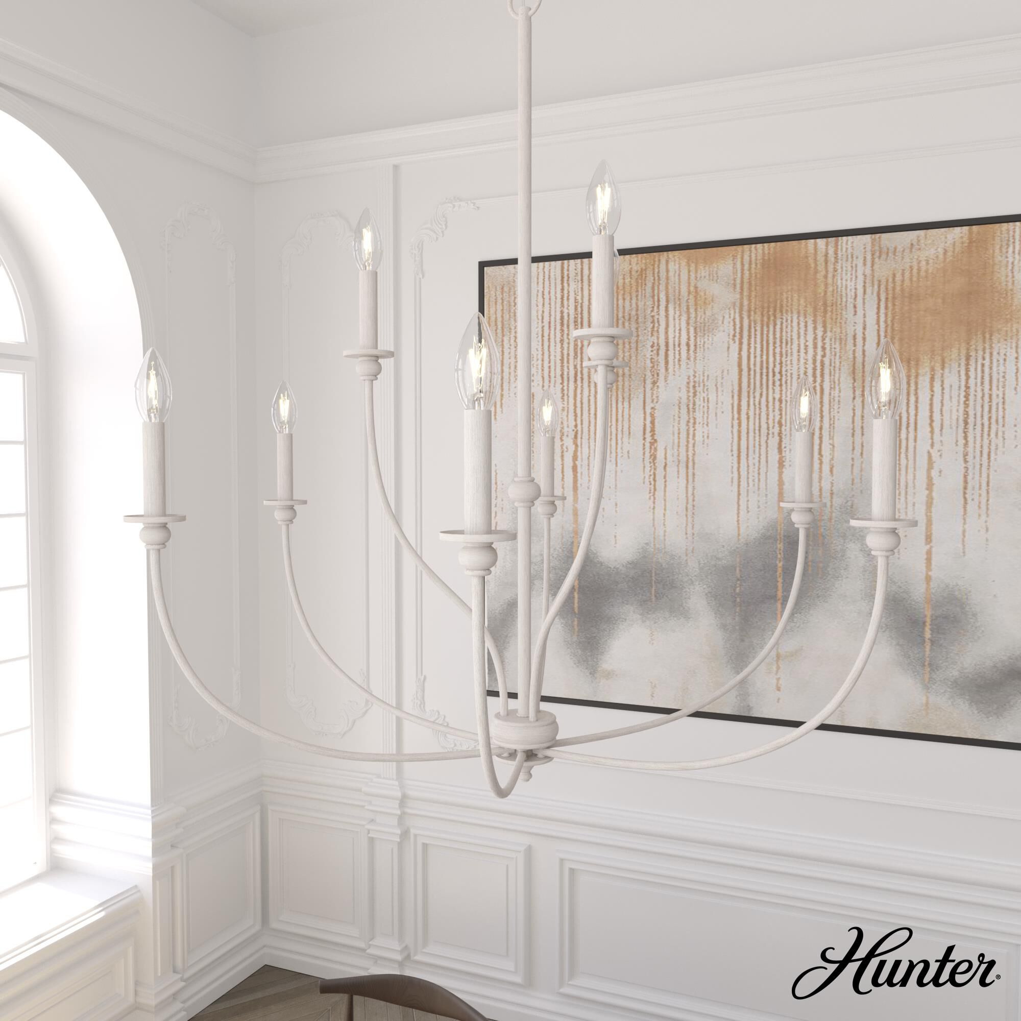 Shown in Distressed White finish