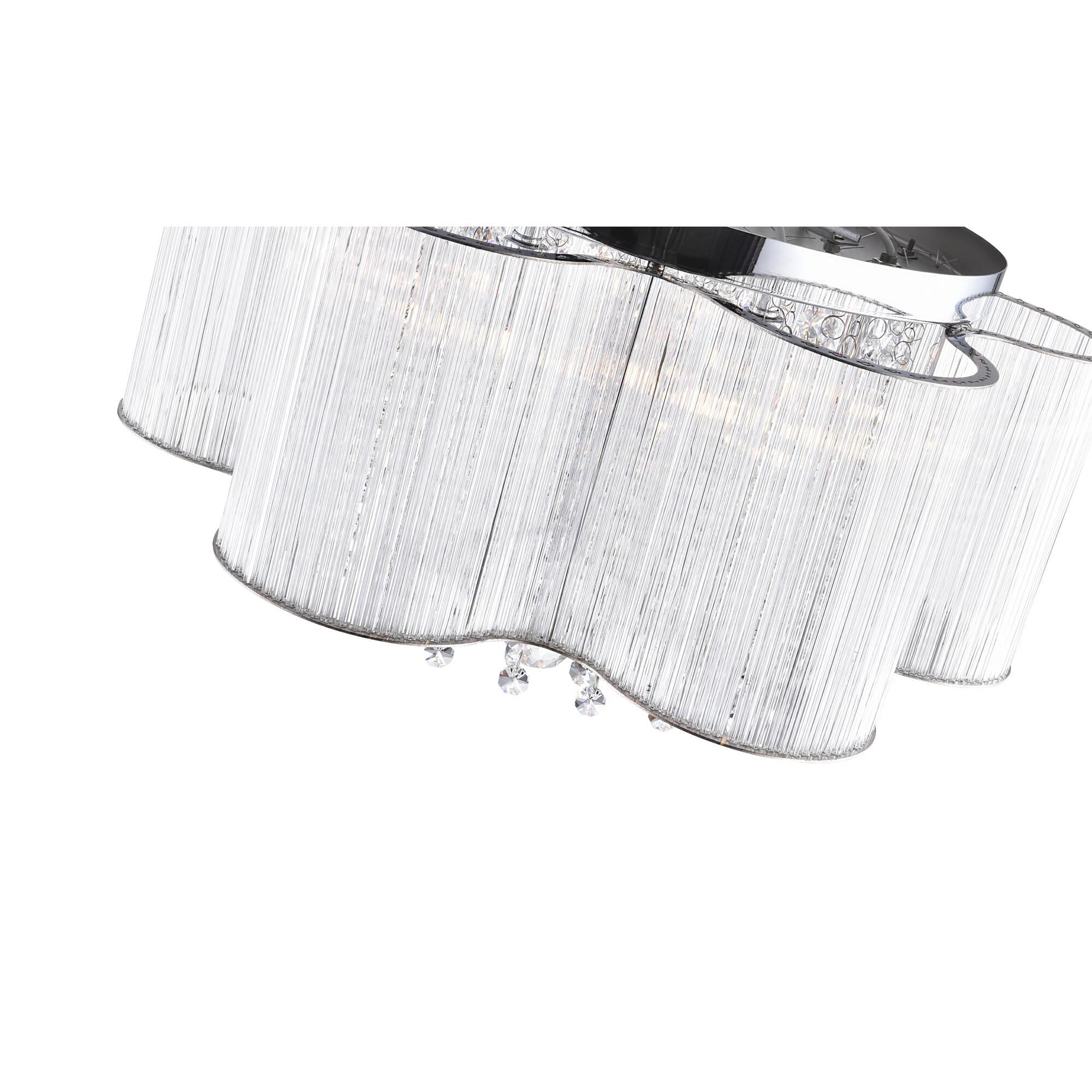 Spring Morning 20 Inch 9 Light Flush Mount by CWI Lighting