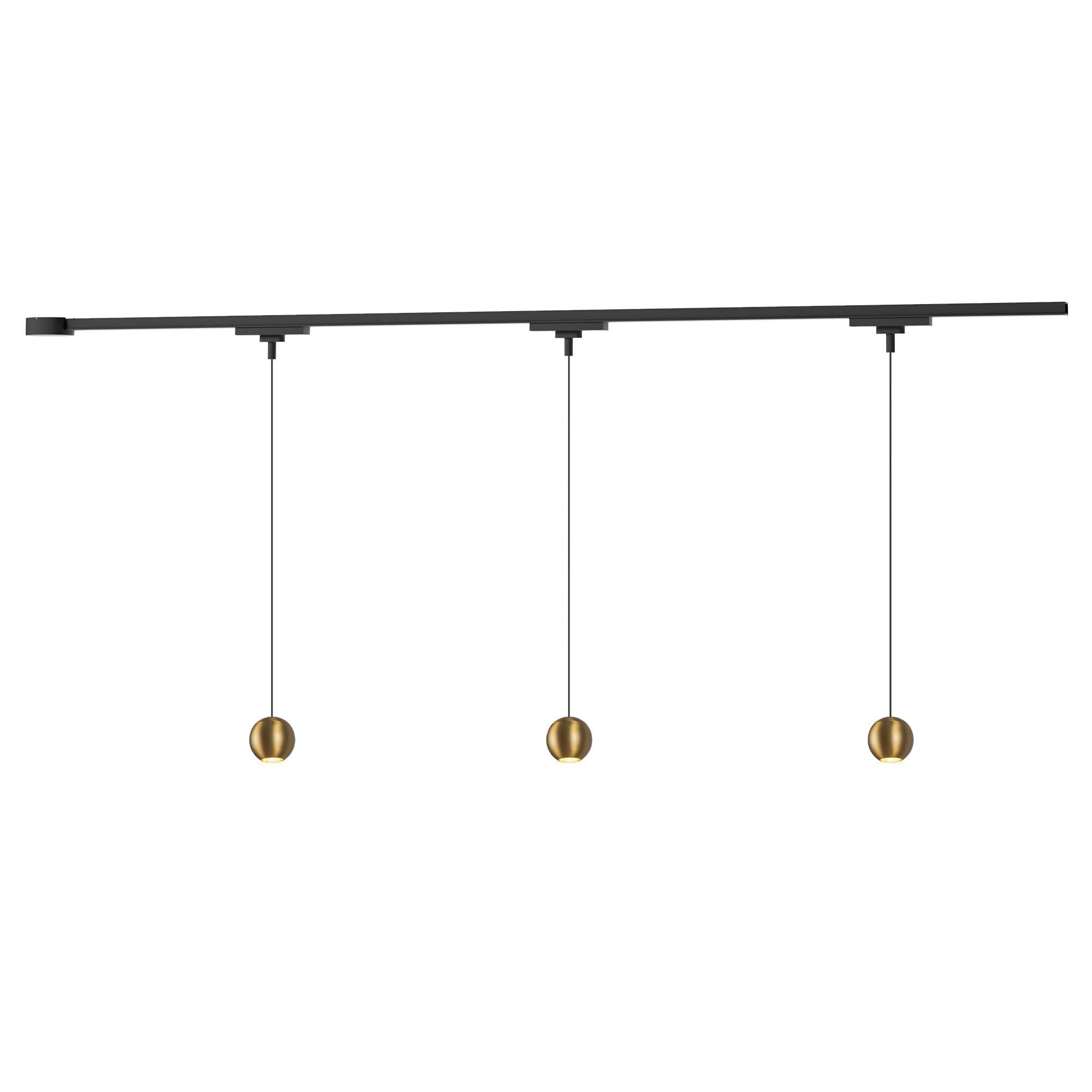 Shown in Brushed Gold finish and Clear Acrylic Lens glass