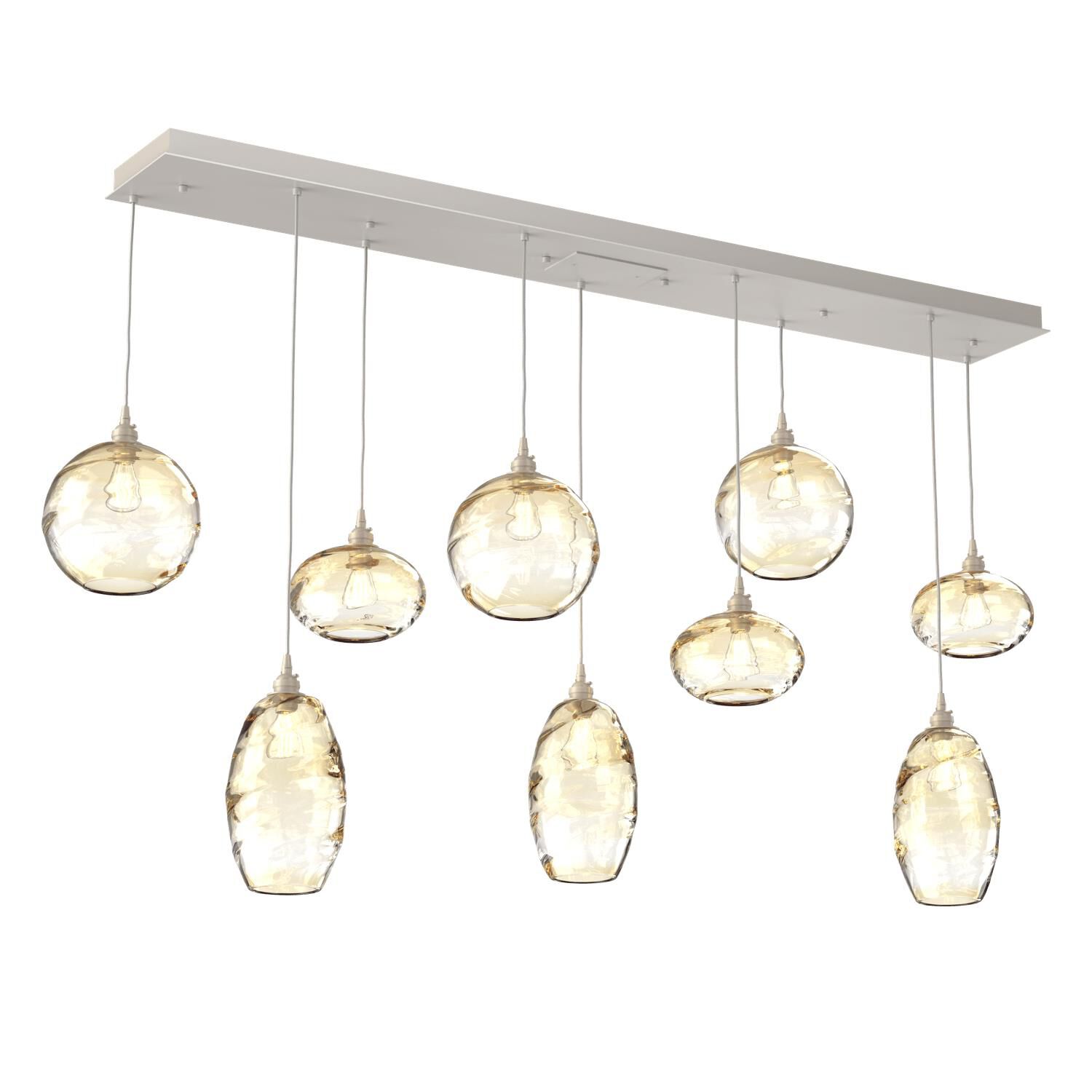 Misto 69 Inch 9 Light Linear Suspension Light by Hammerton Studio