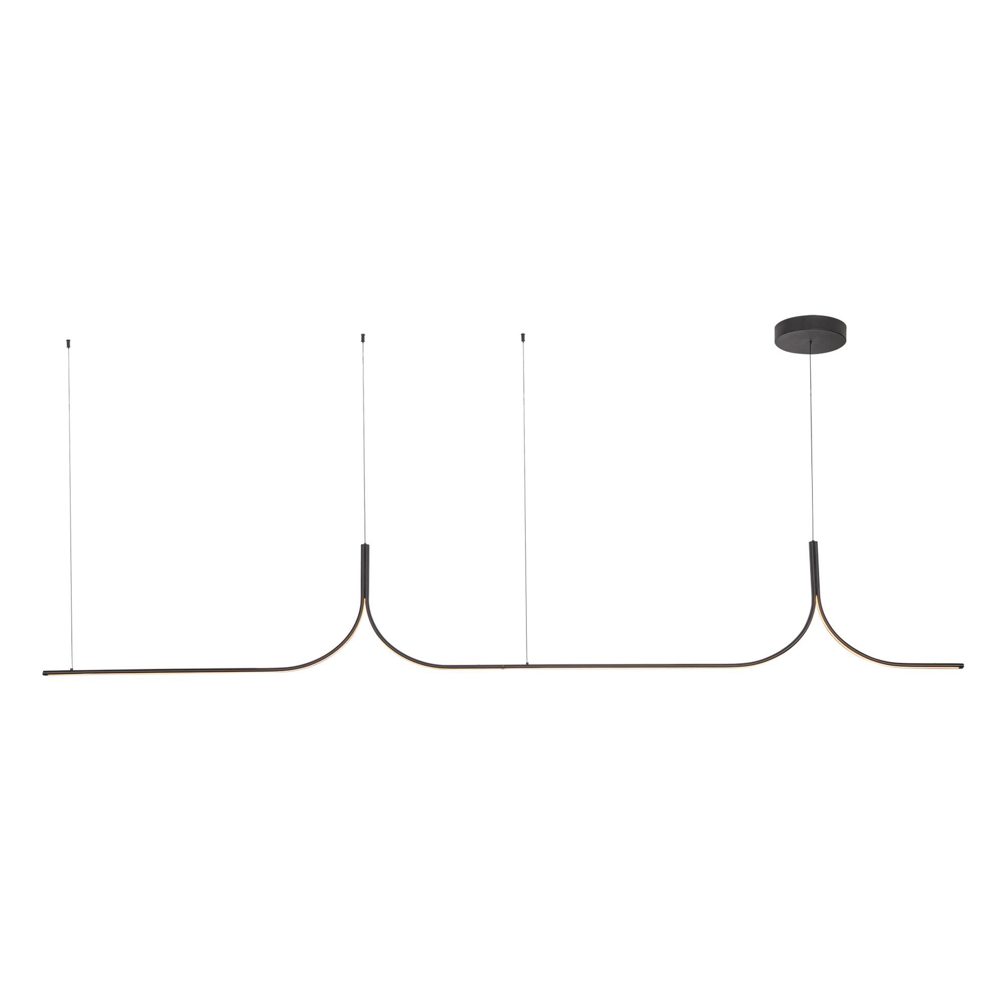 Branch Creative Thread 118 Inch Linear Suspension Light by Kuzco Lighting