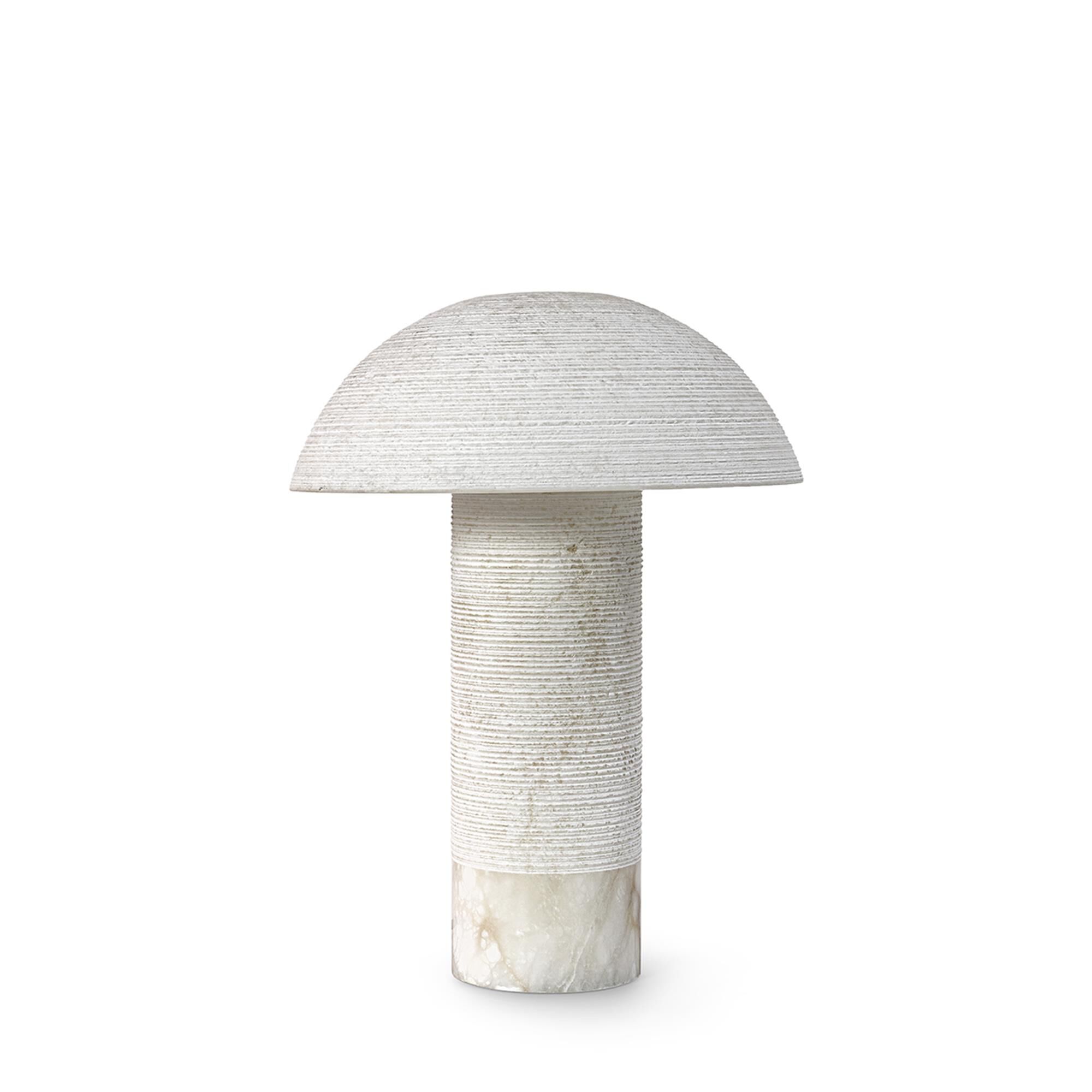 Shown in White finish and Alabaster  shade