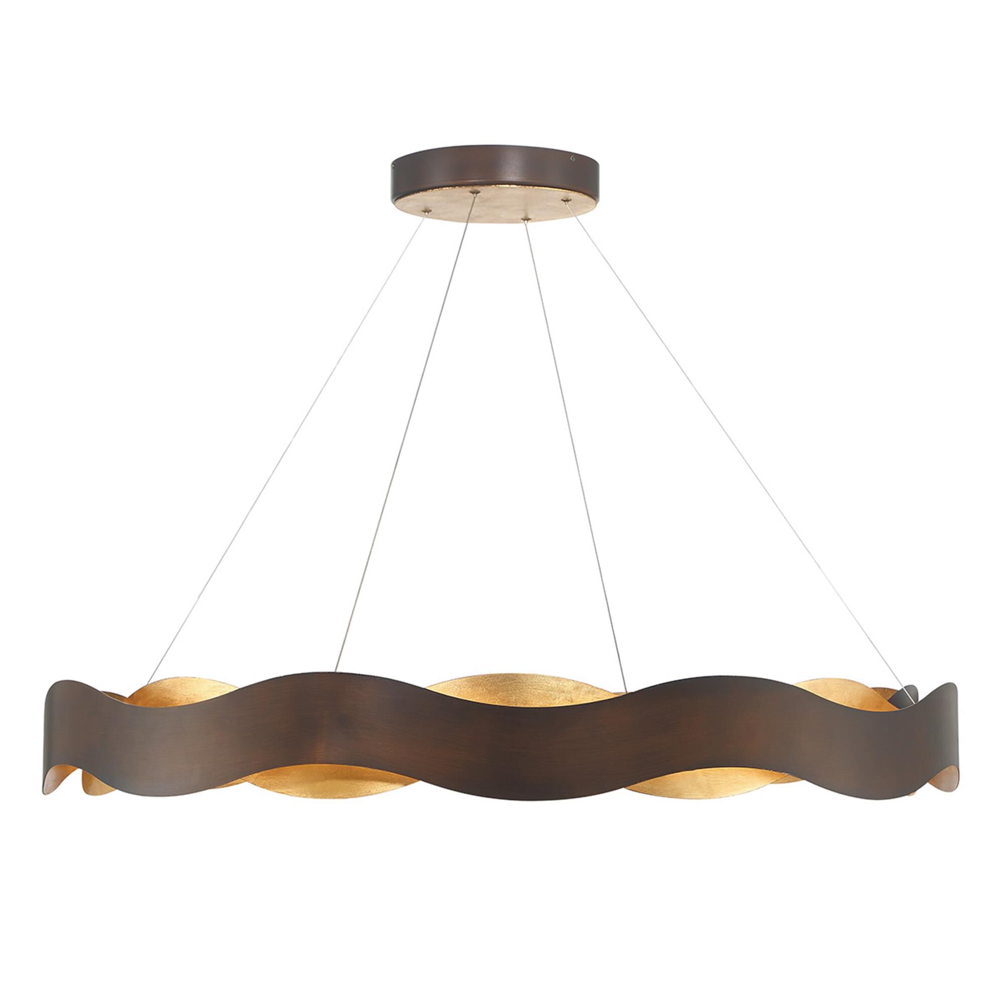 Shown in Bronze and Gold finish