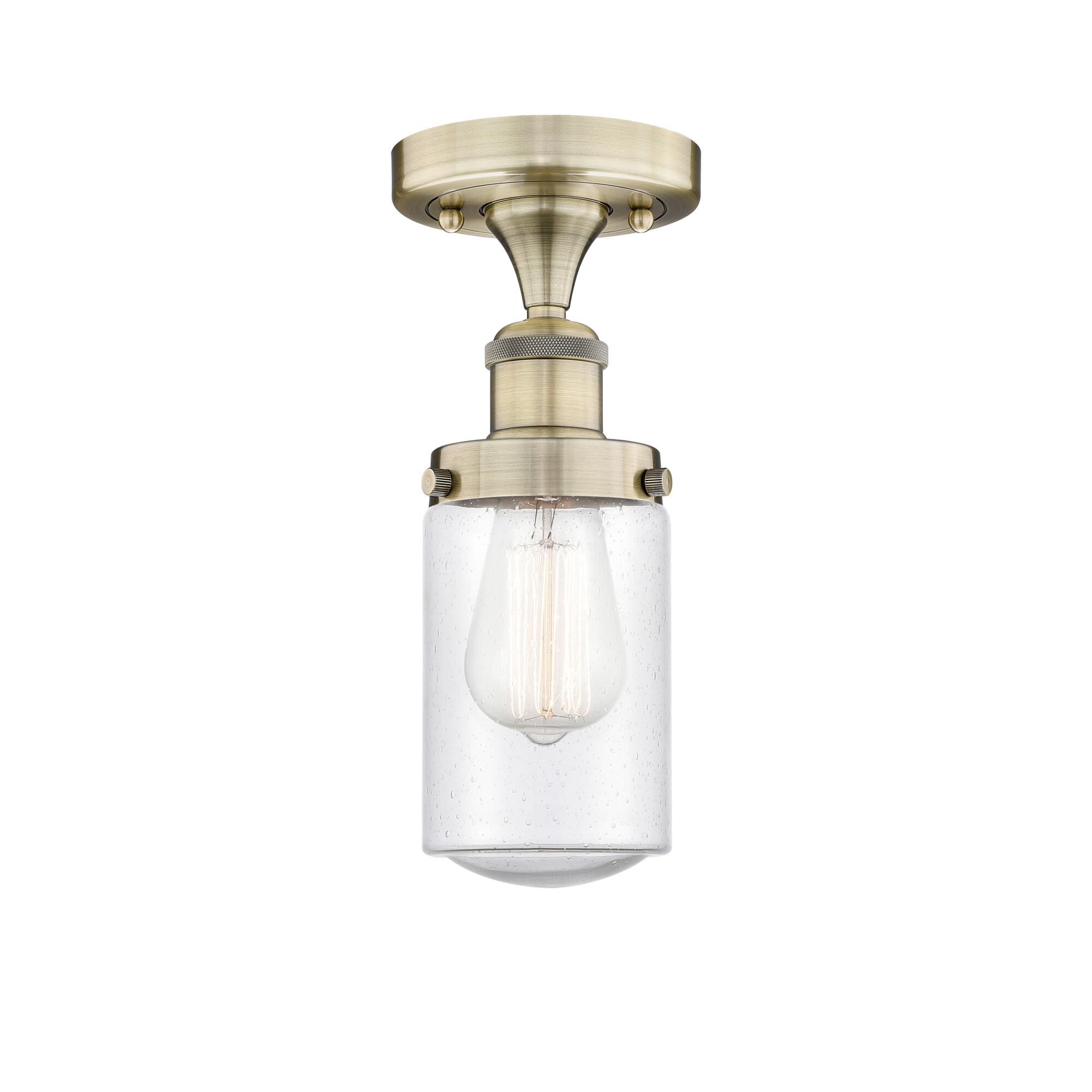 Bruno Marashlian Dover 6 Inch 1 Light Semi Flush Mount by Innovations Lighting