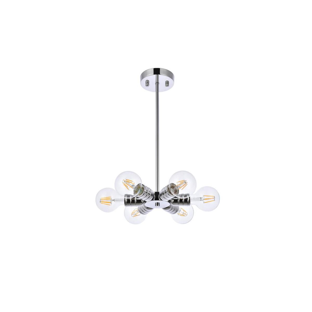 Reyes 8 Inch Mini Pendant by Elegant Lighting