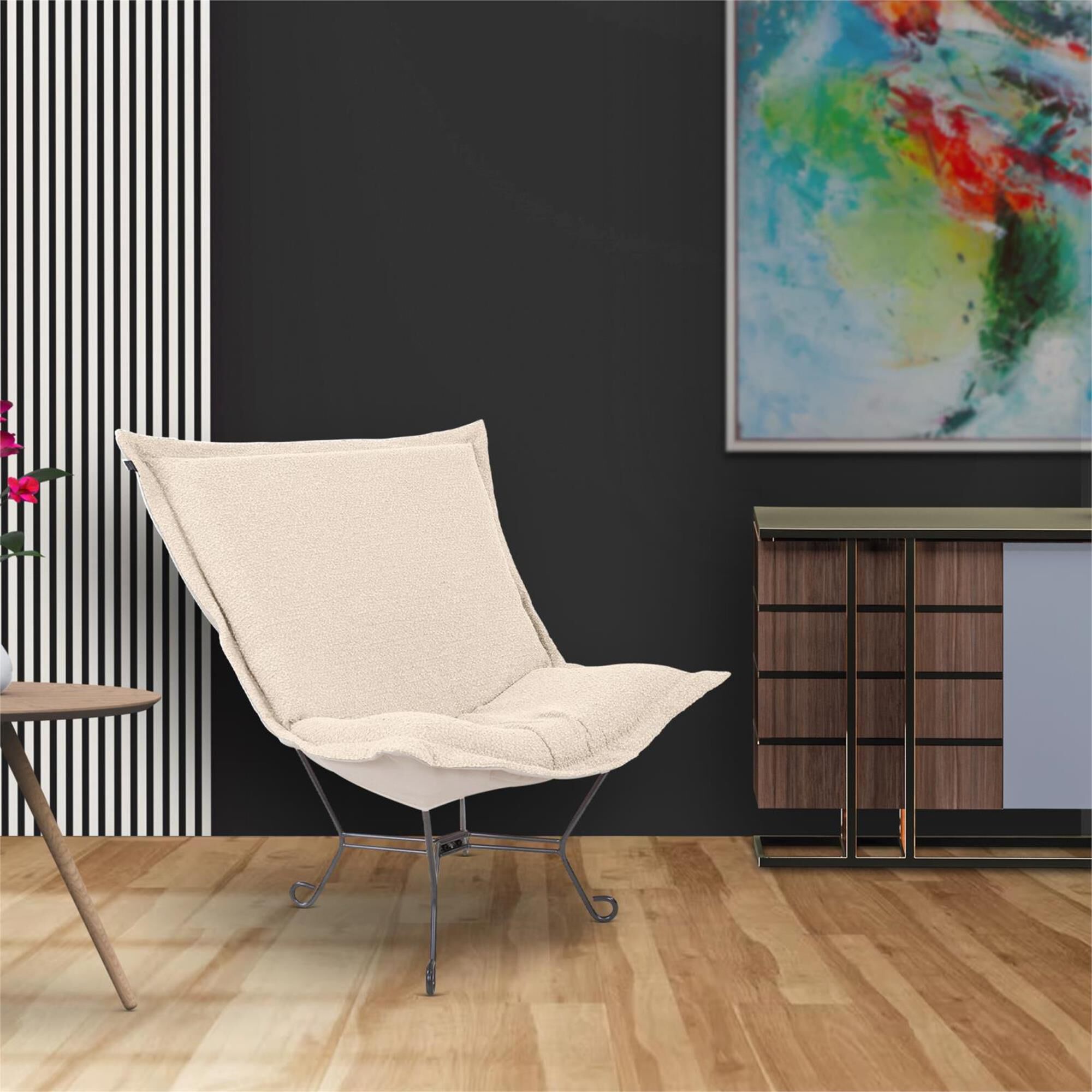 The Barbet Puff Accent Chair,