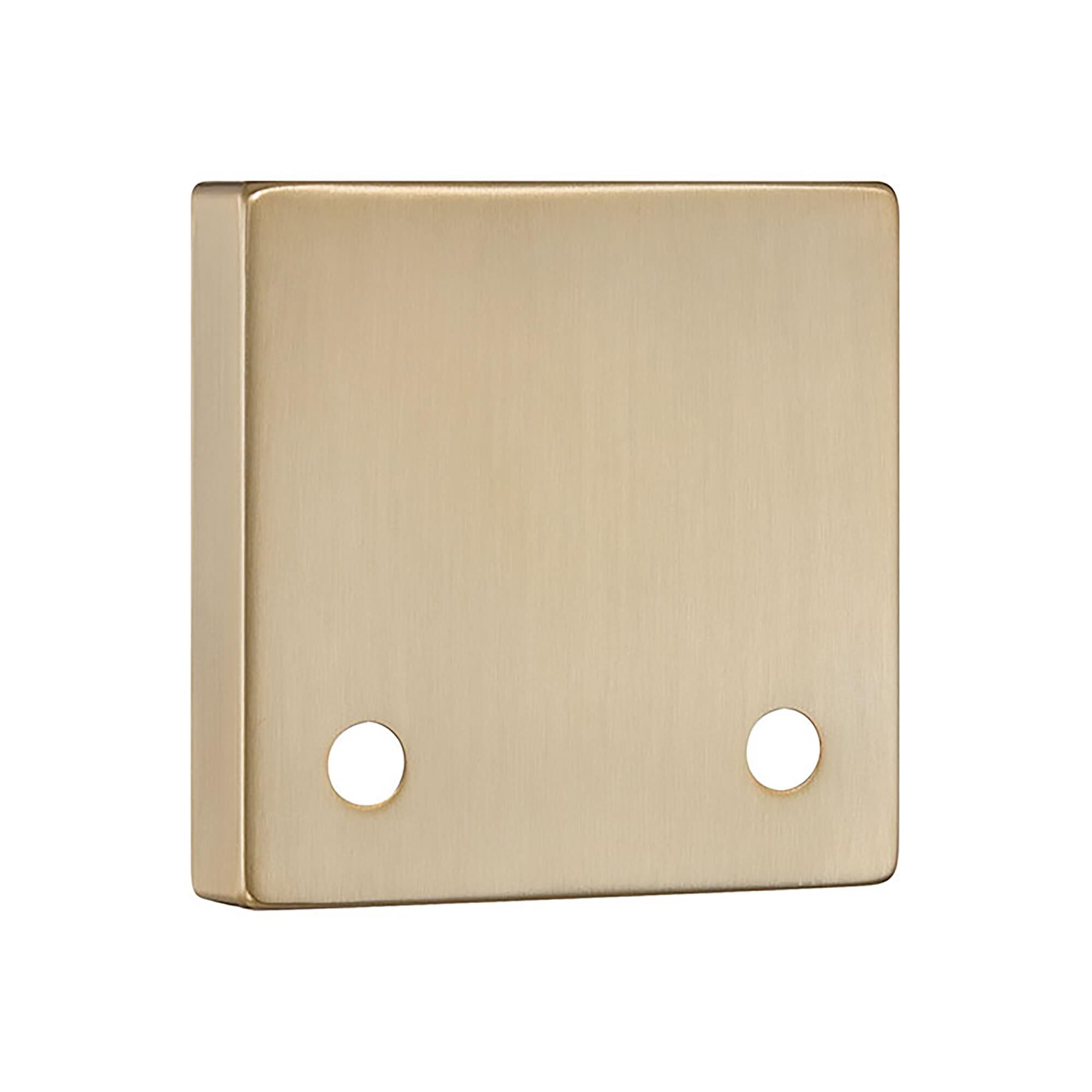 Shown in Modern Gold finish and White Frosted glass