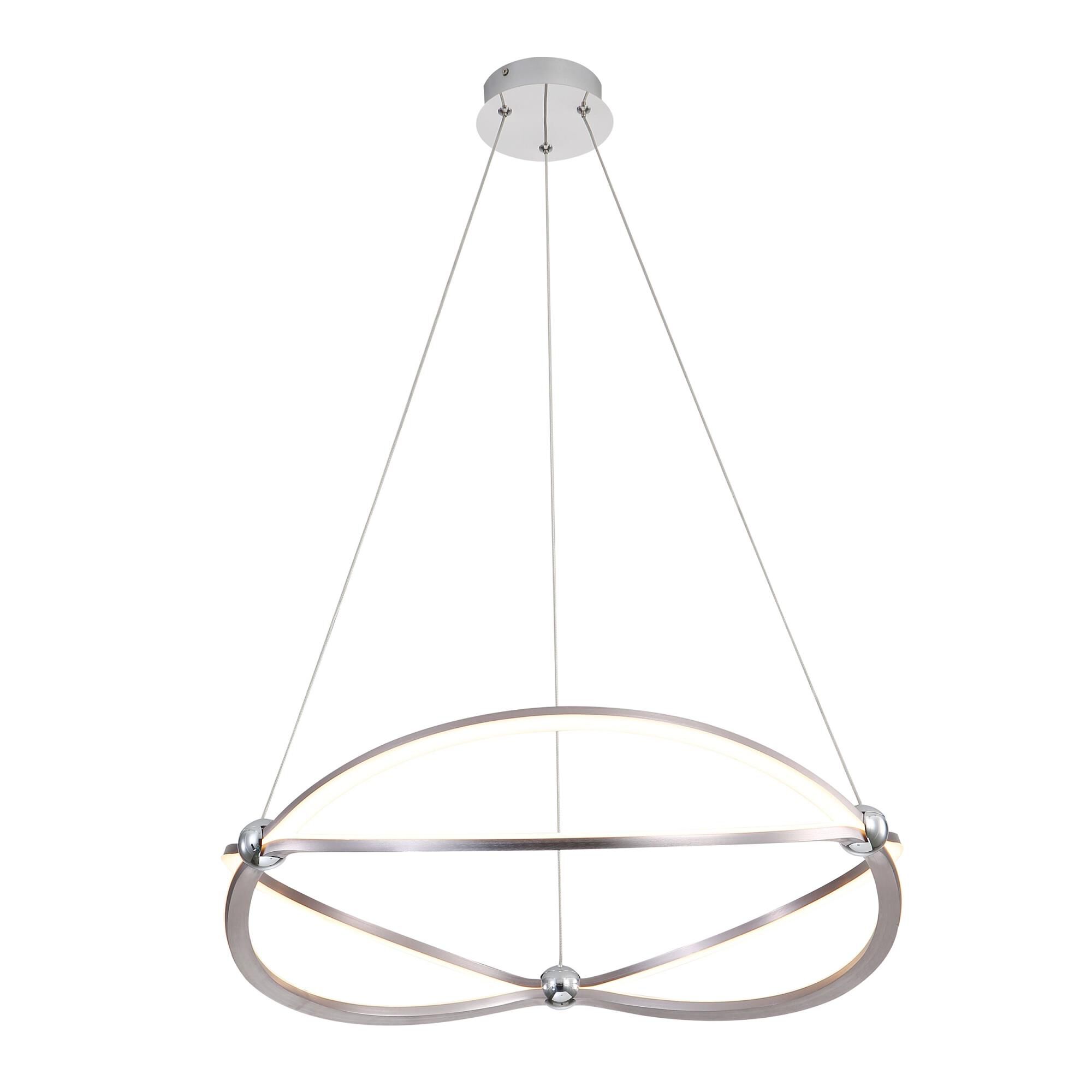 Spirale 24 Inch Chandelier by Golden Lighting