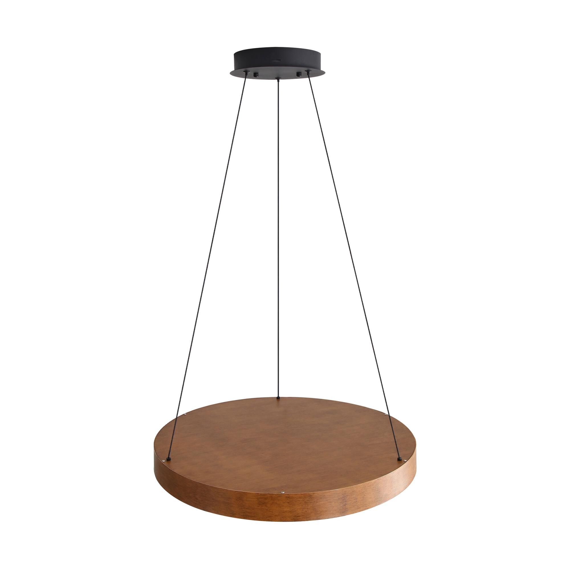 Shown in Walnut finish and Brown shade