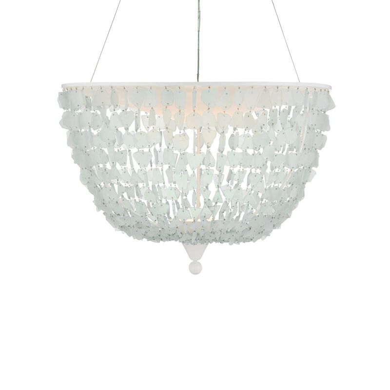 Thalassa 30 Inch Large Pendant by Currey and Company
