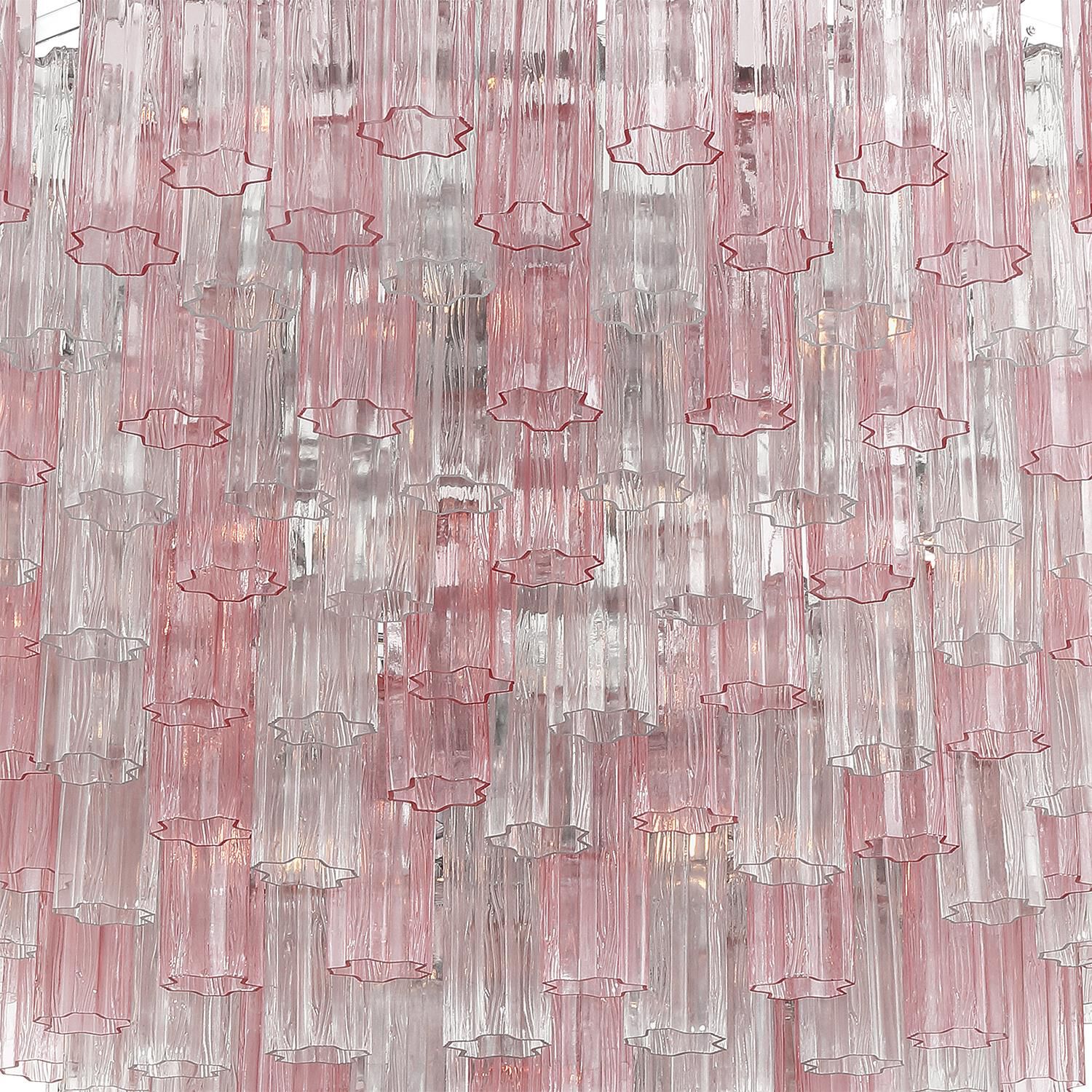 Shown in Polished Chrome finish and Tronchi Glass crystal