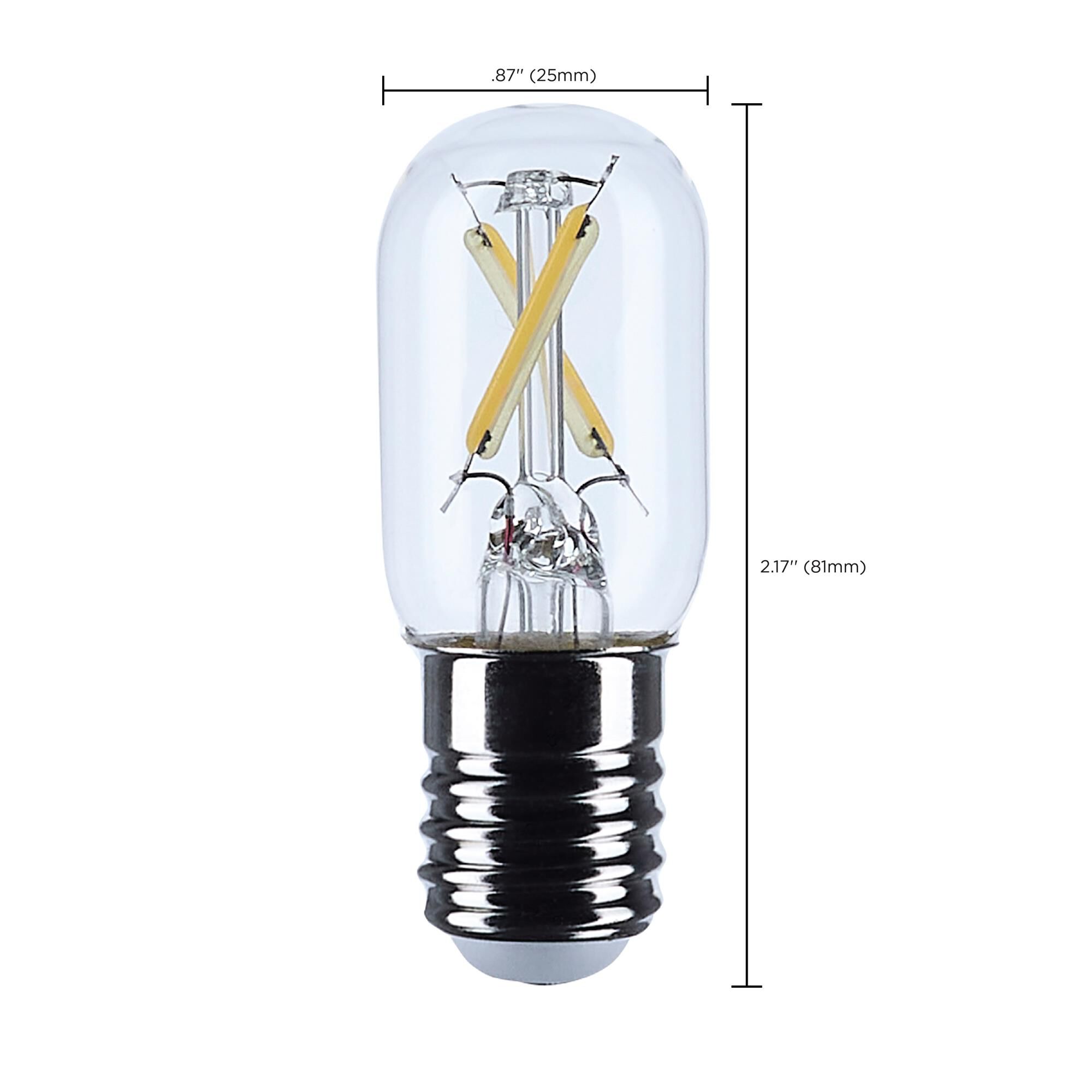 Dimmable 3 Watt 4000K T6 LED Light Bulb by Satco