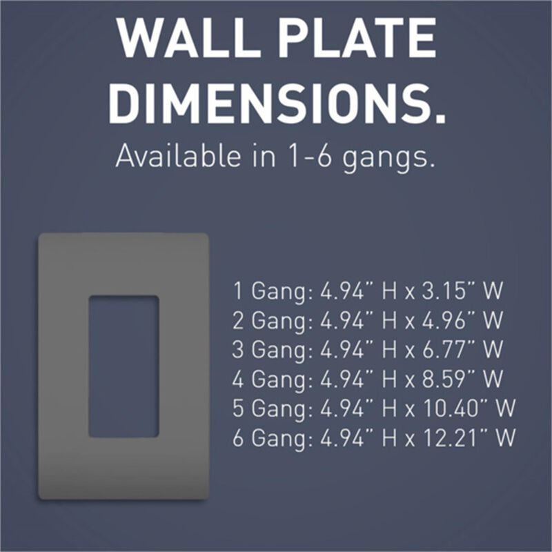Radiant Wall Plate by Legrand