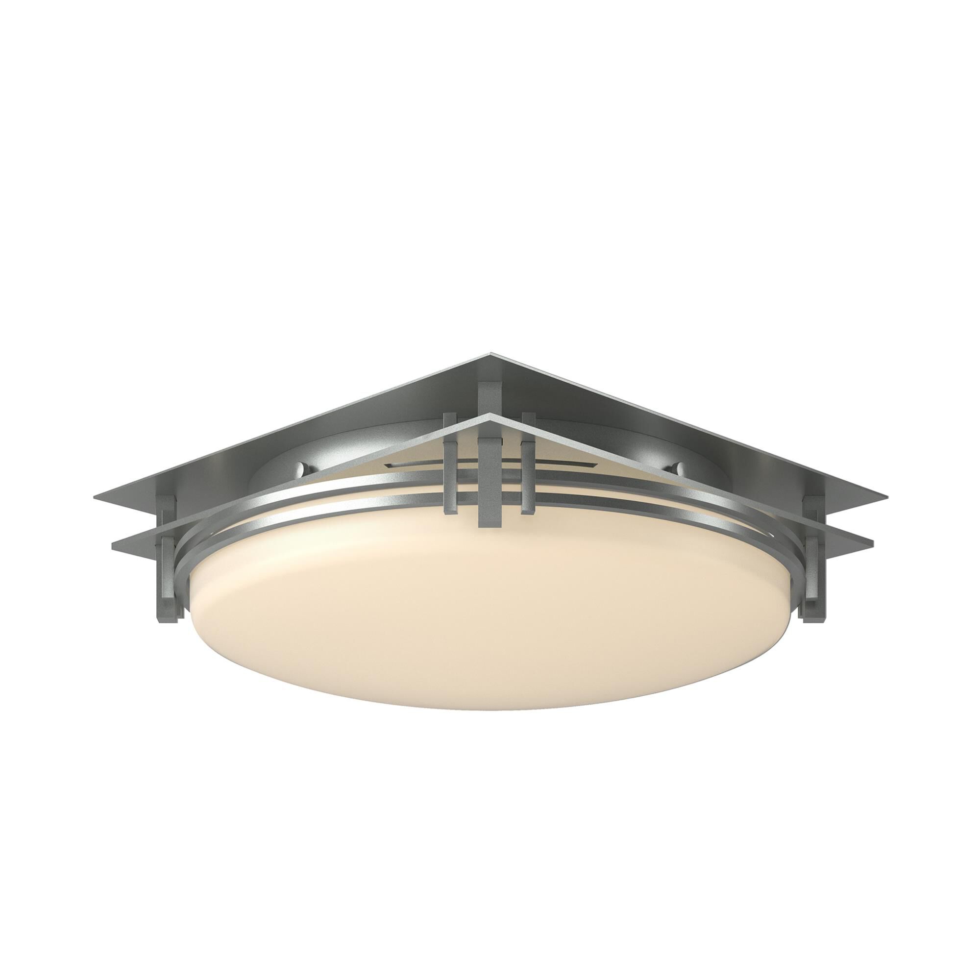 Banded 13 Inch 2 Light Semi Flush Mount by Hubbardton Forge