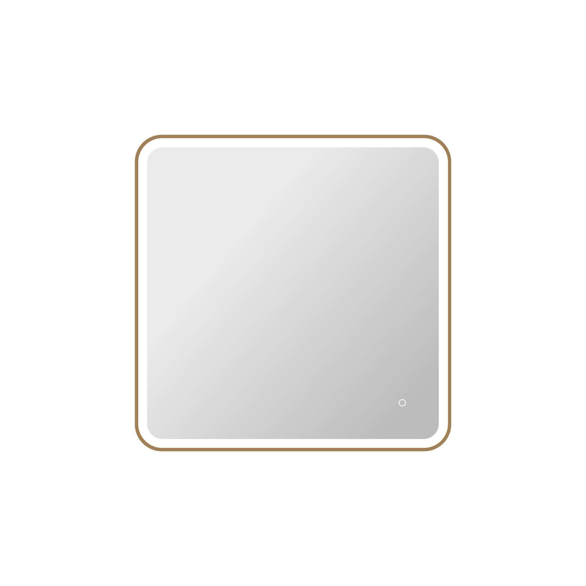 Harmoni 36 Inch Round LED Lighted Mirror by Elegant Decor