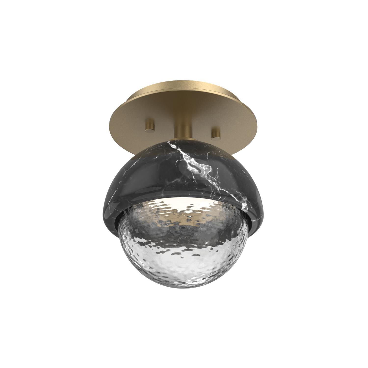 Levi Wilson Cabochon 6 Inch Flush Mount by Hammerton Studio