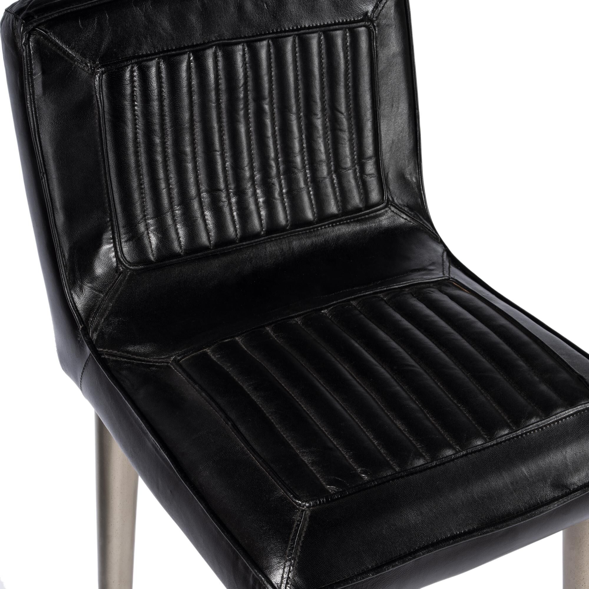Shown in Black Leather finish