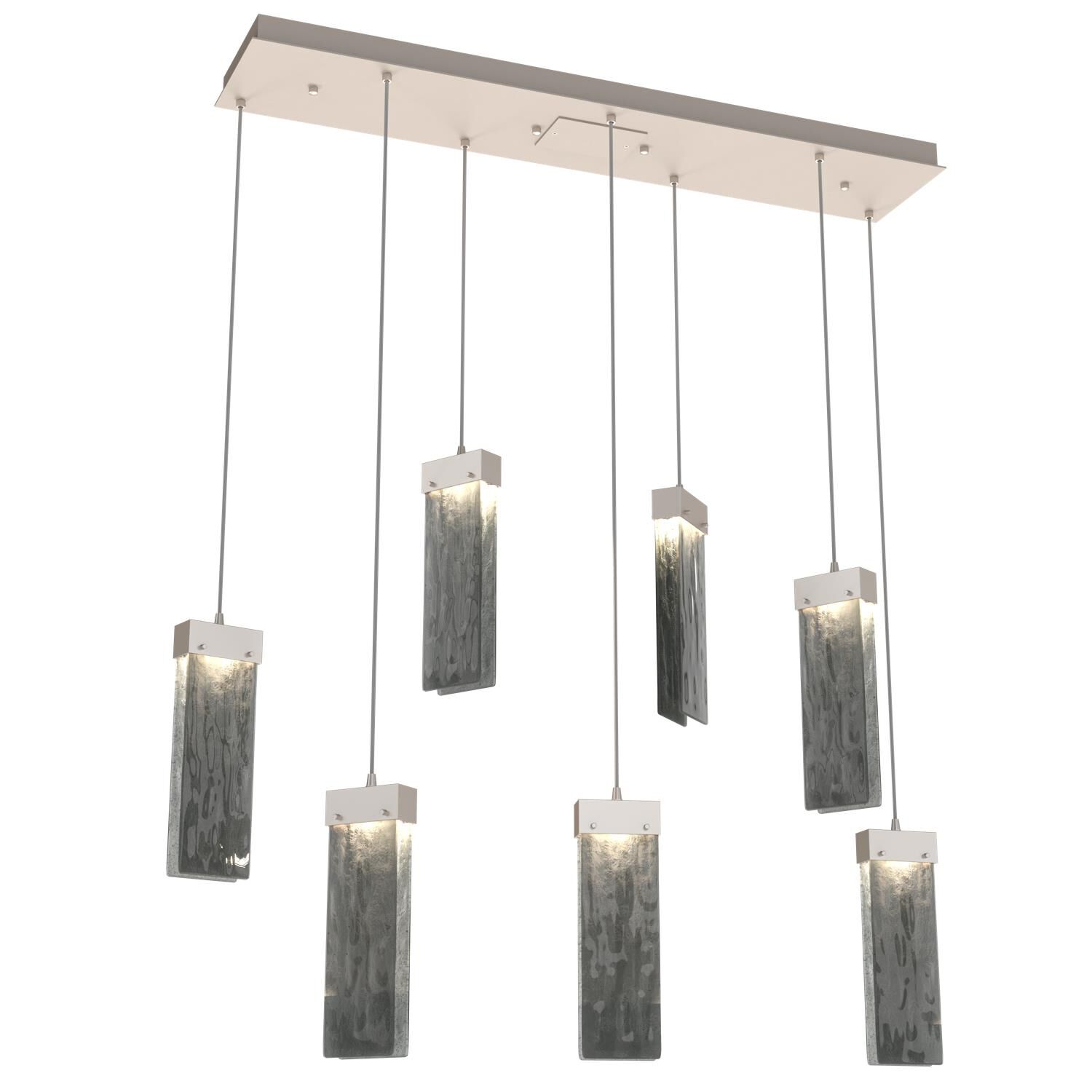 Parallel 44 Inch 7 Light LED Linear Suspension Light by Hammerton Studio