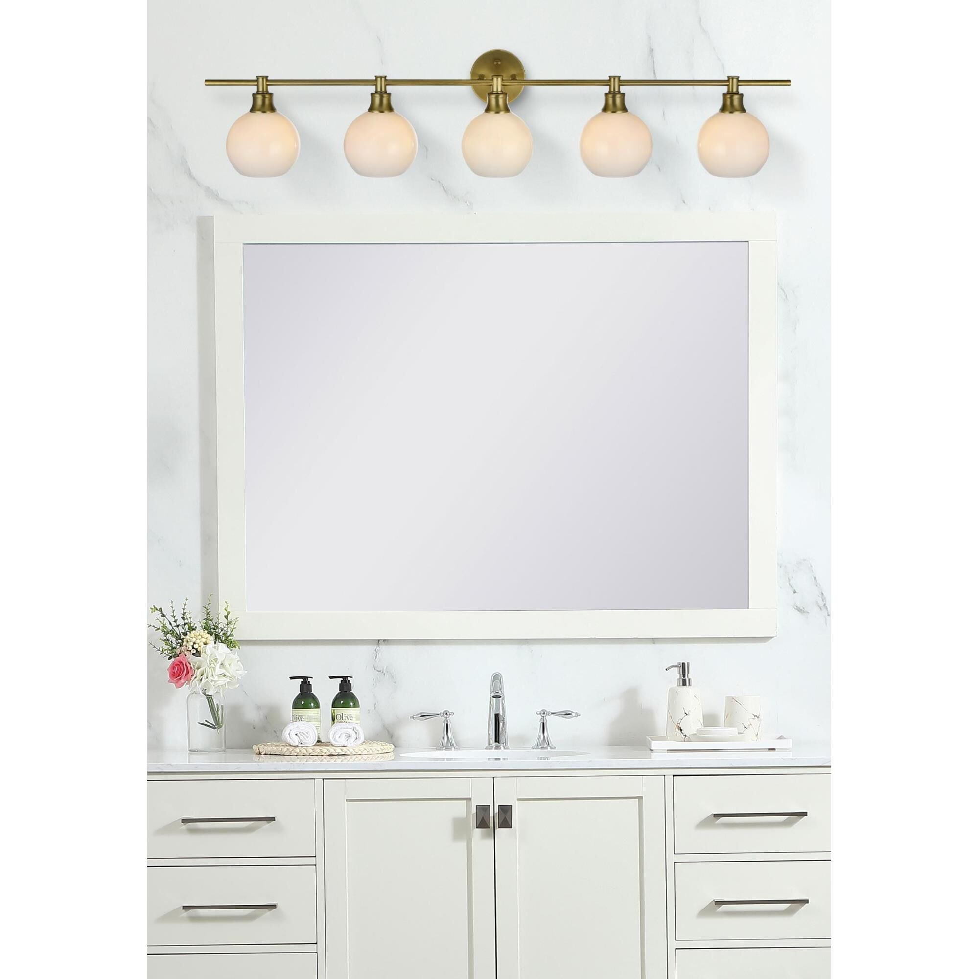 Collier 47 Inch Bath Vanity Light by Elegant Lighting