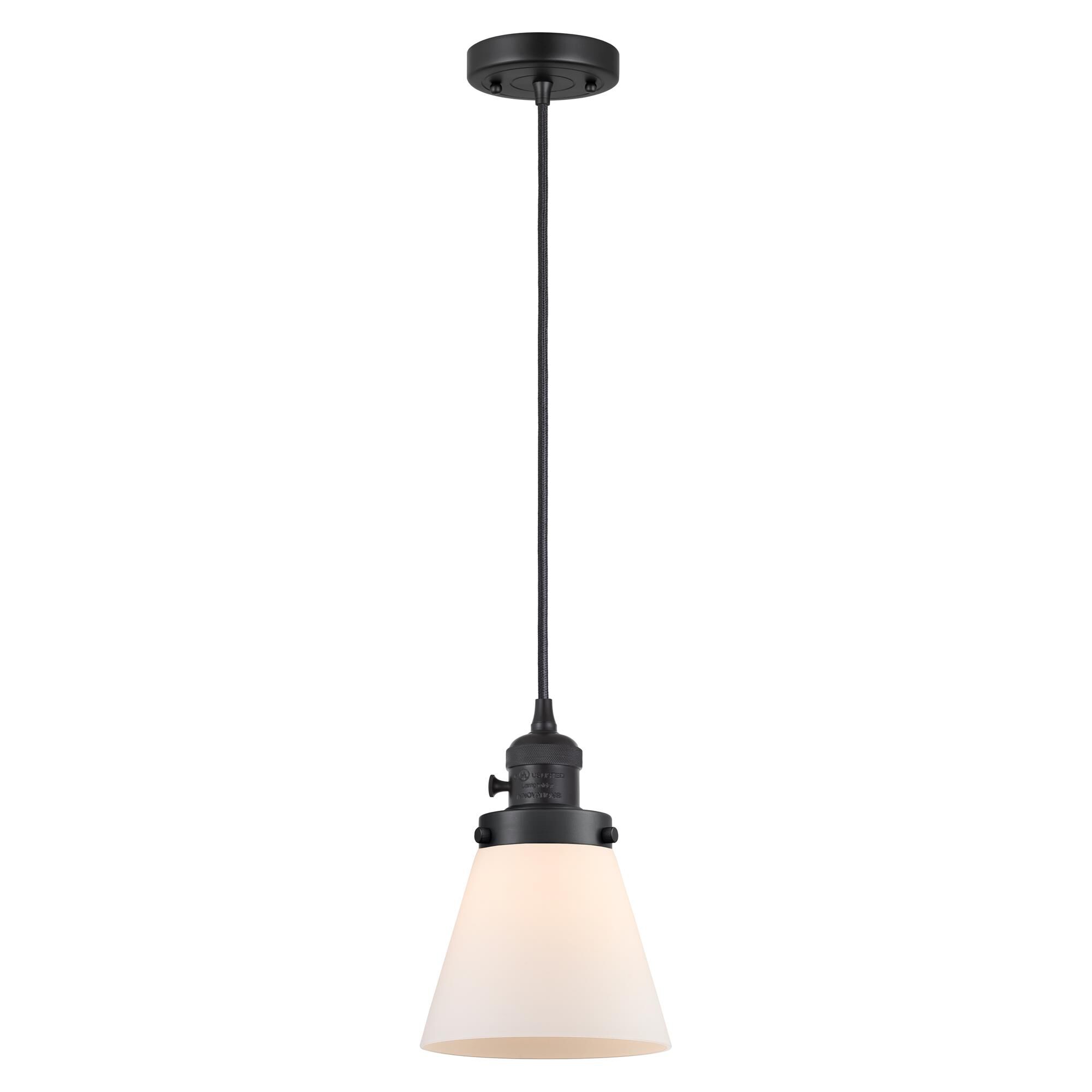 Shown in Matte Black finish and Matte White Cased glass