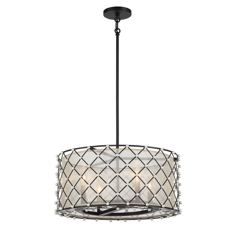 Sheer Elegance 21 Inch Pendant Light by Minka Lavery