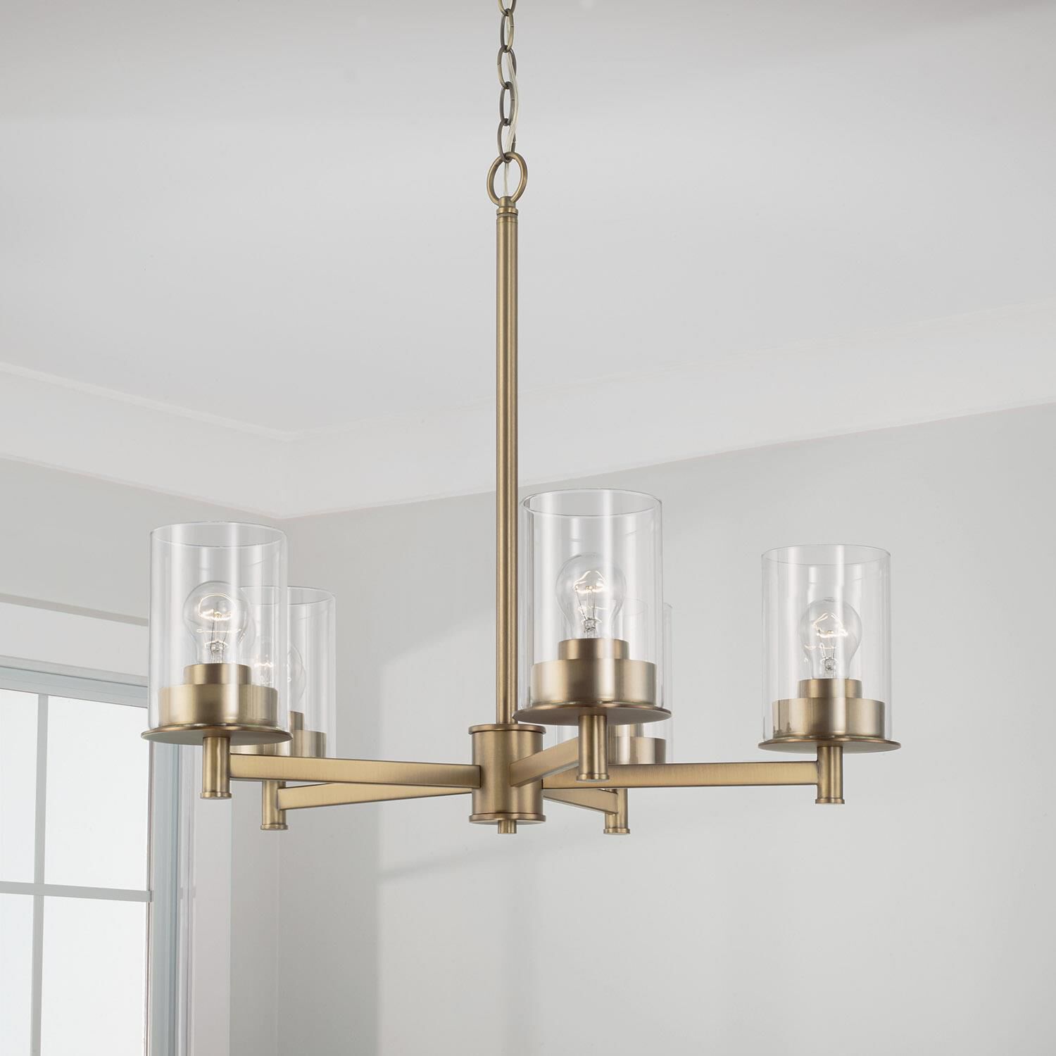 Mason 26 Inch 5 Light Chandelier by Homeplace by Capital Lighting Fixture Company
